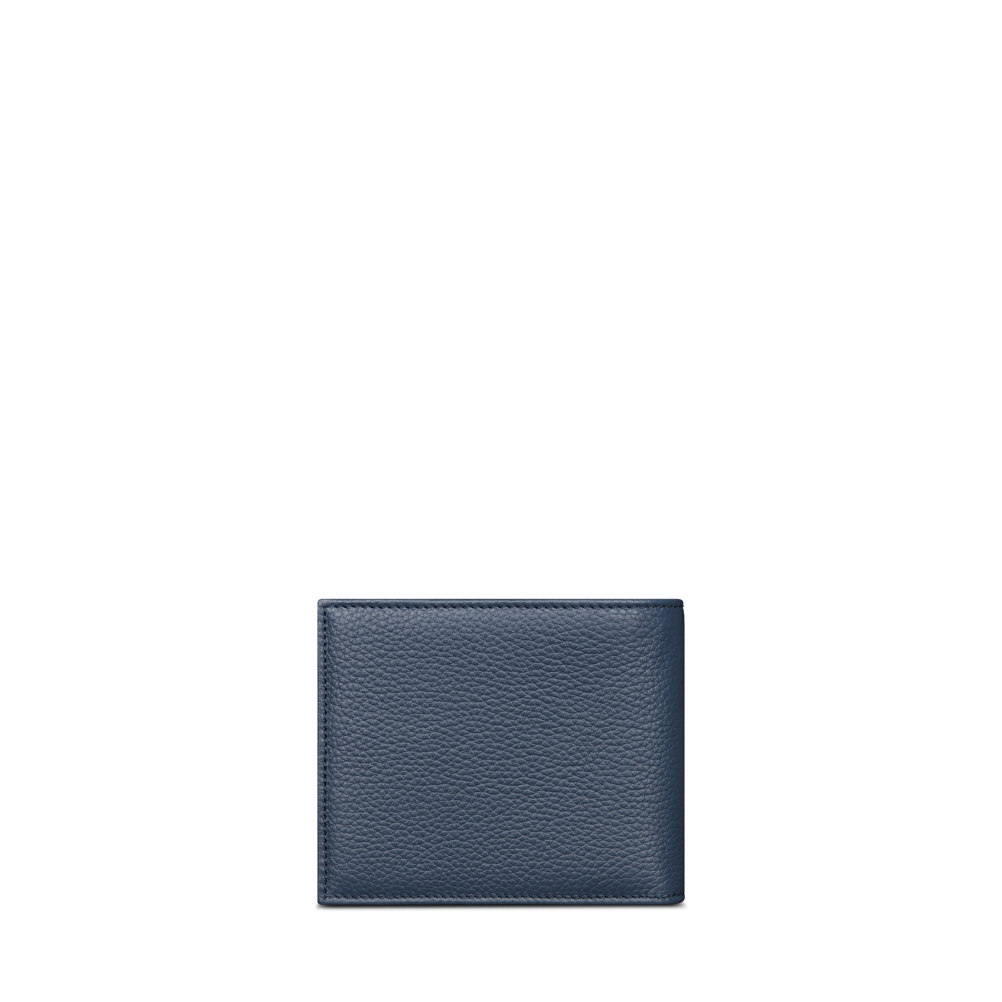 Saddle 반지갑 블루 그레인 송아지 가죽 마르퀘트리 & 블루 Dior Oblique 자카드 E08