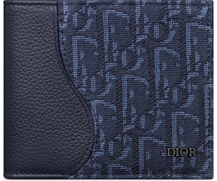 디올 안장 이중 지갑 2ADBH076YKS_H53E