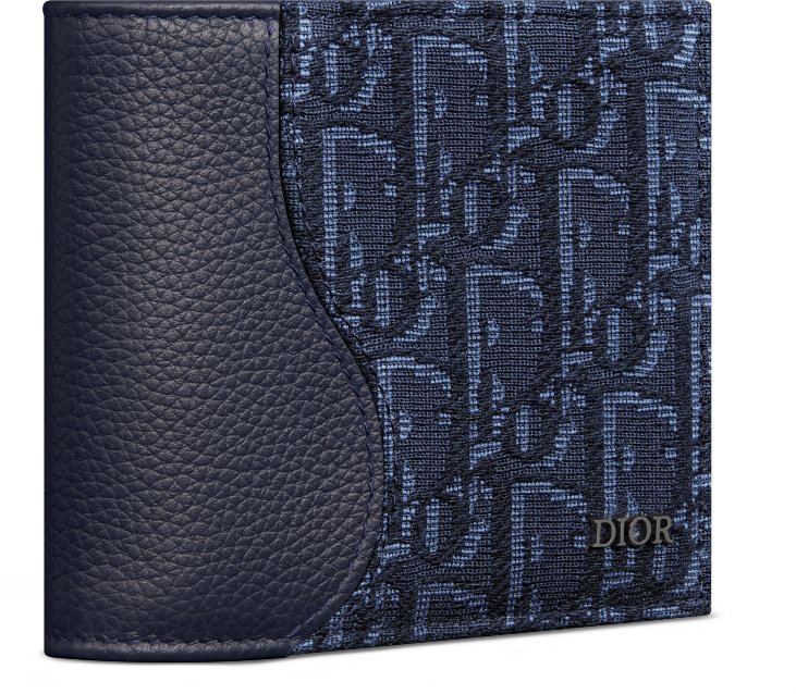 디올 안장 이중 지갑 2ADBH076YKS_H53E