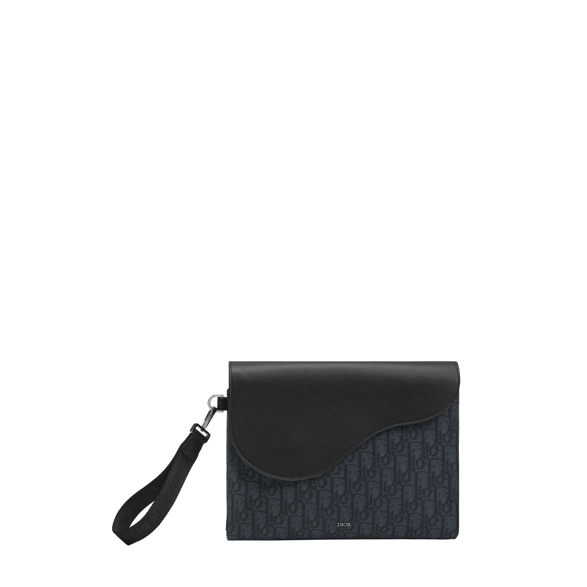  Jacquard Dior Oblique e pelle di vitello granulata neri