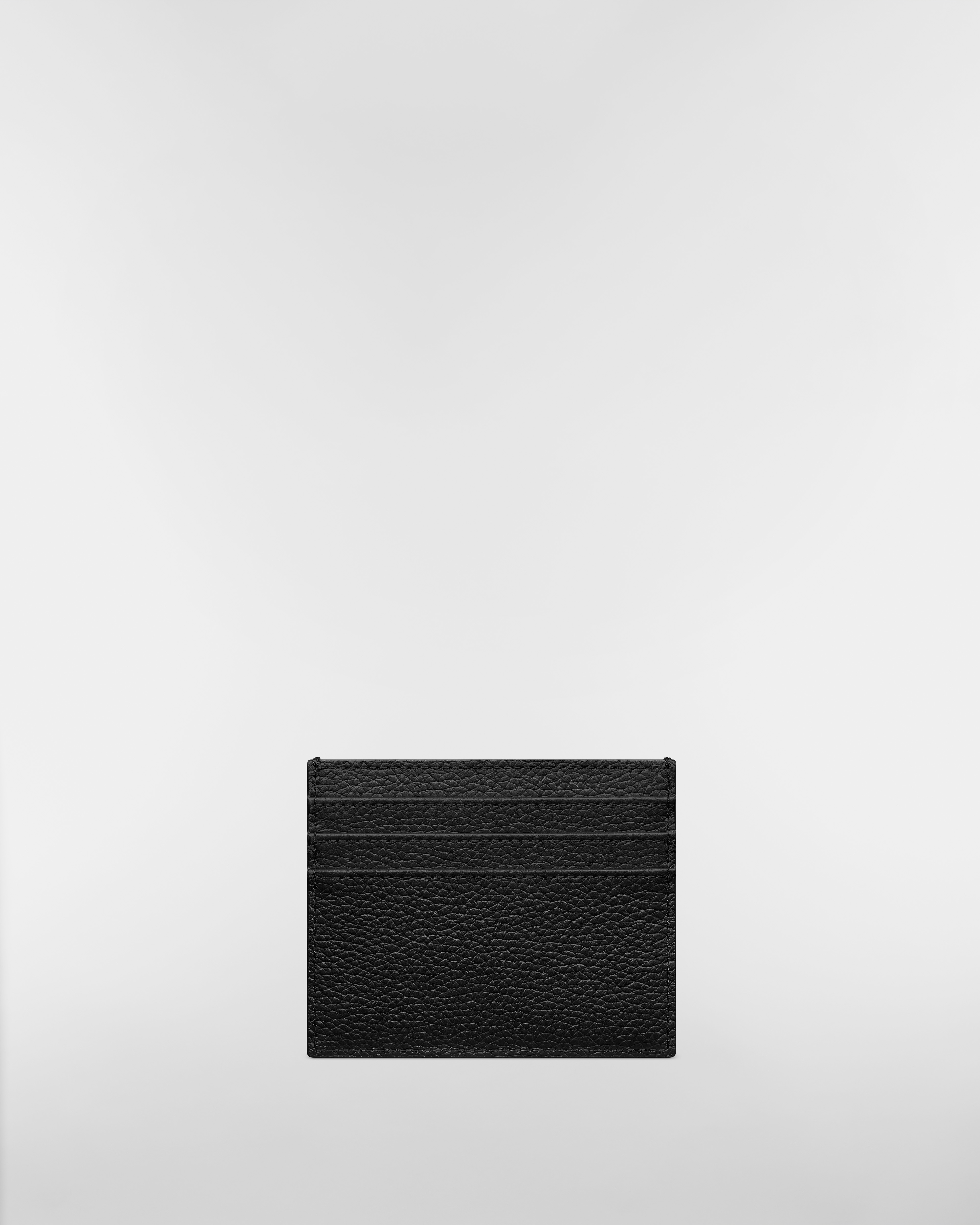 Saddle Card Holder Black Grained Calfskin and Silver-Tone Metallic Dior Oblique Jacquard Marquetry E08