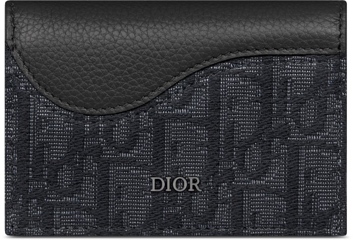 디올 안장 명함 지갑 2ADCH166YKS_H03E