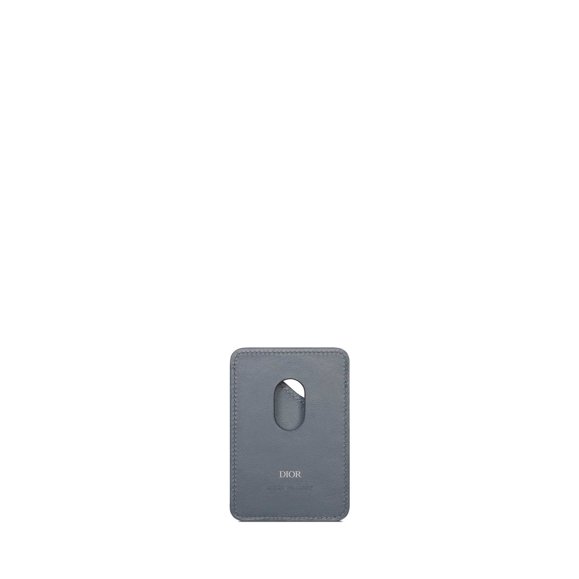Magnetische Saddle-kaarthouder Diepgrijs Dior Gravity-leer E08