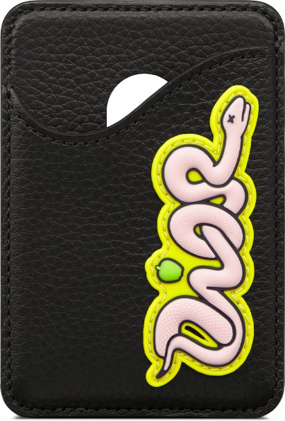 DIOR AND KAWS Saddle Magnetic Card Holder aria_man_viewcode_e01