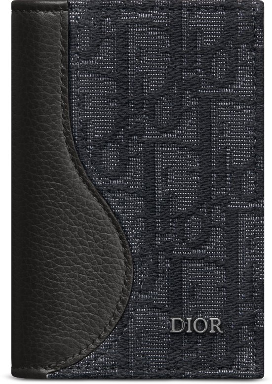 디올 안장 수직 이중 카드 홀더 2ADCH169YKS_H03E