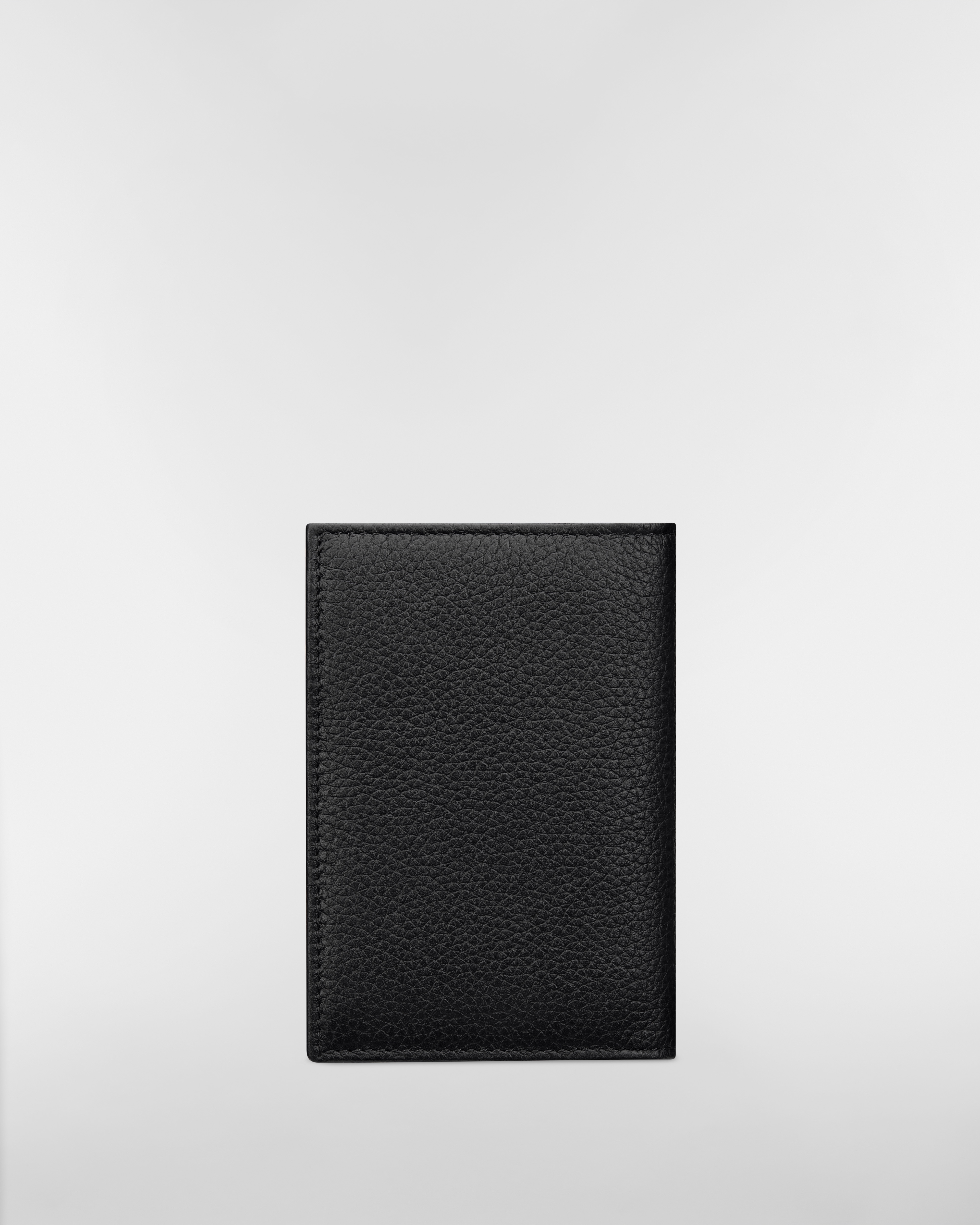 Saddle Vertical Bifold Card Holder Black Grained Calfskin Marquetry with Beige and Black Dior Oblique Jacquard E08