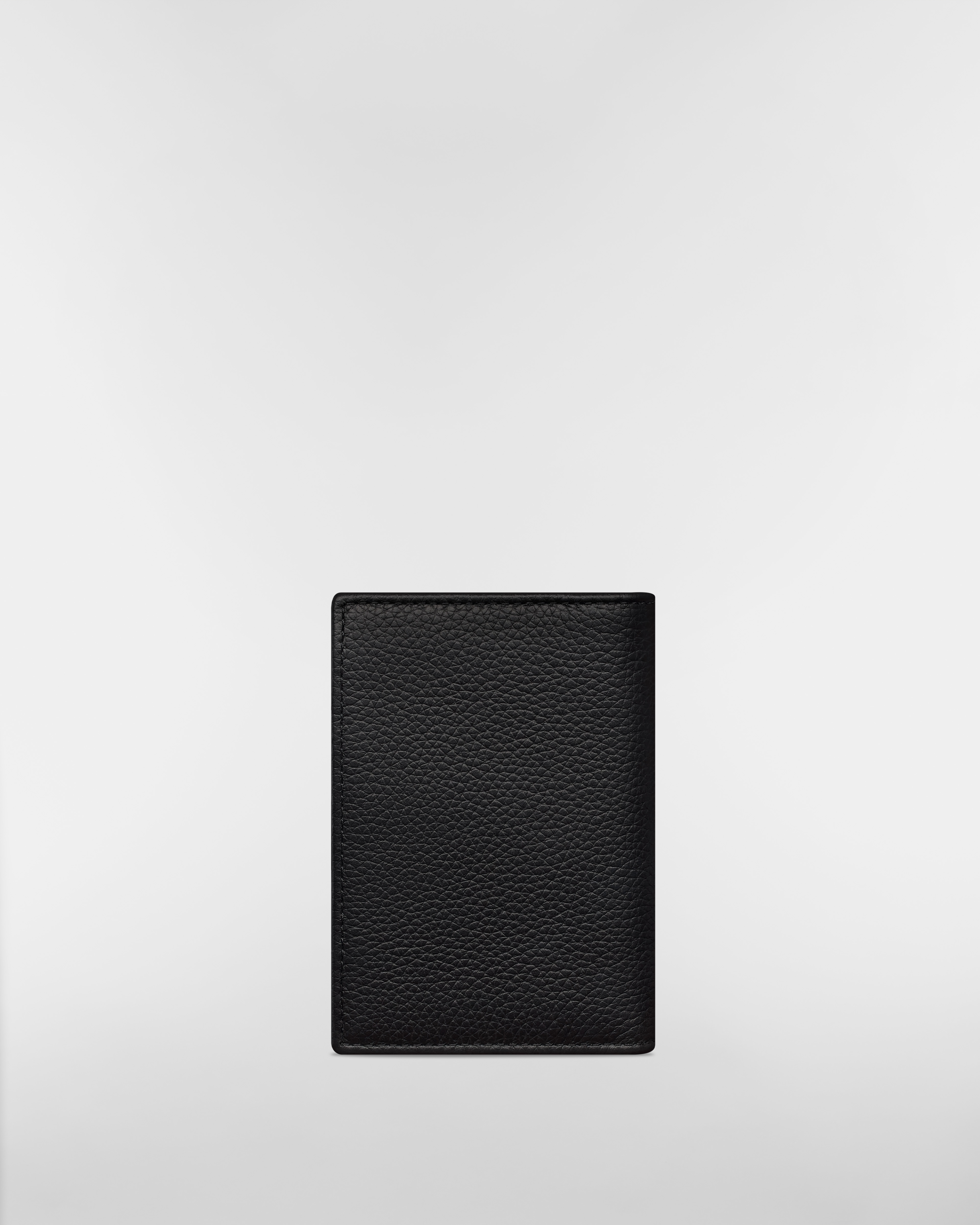 Saddle Bifold Card Holder Black Grained Calfskin and Silver-Tone Metallic Dior Oblique Jacquard Marquetry E08