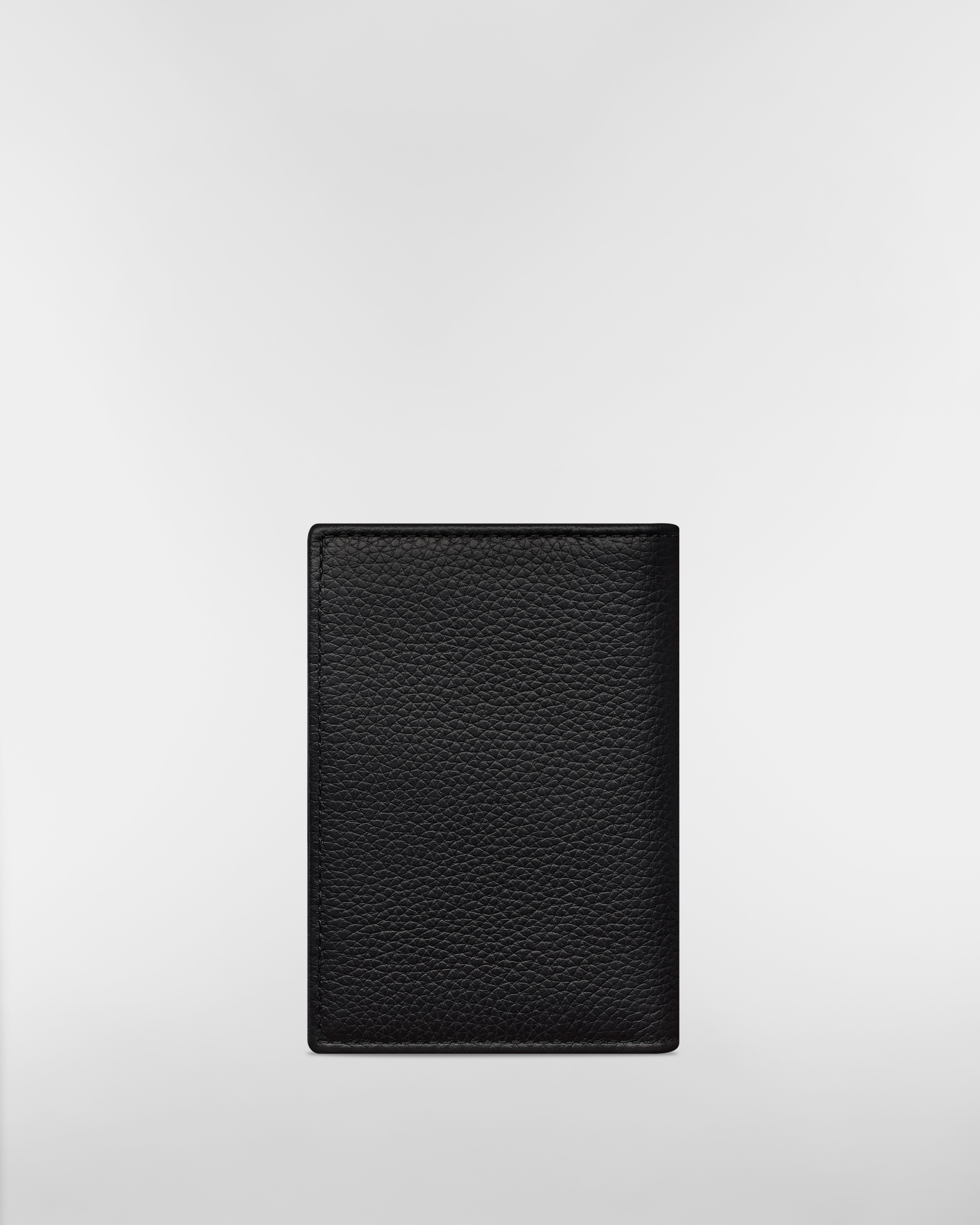 Saddle Bifold Card Holder Black Grained Calfskin and Silver-Tone Metallic Dior Oblique Jacquard Marquetry E08