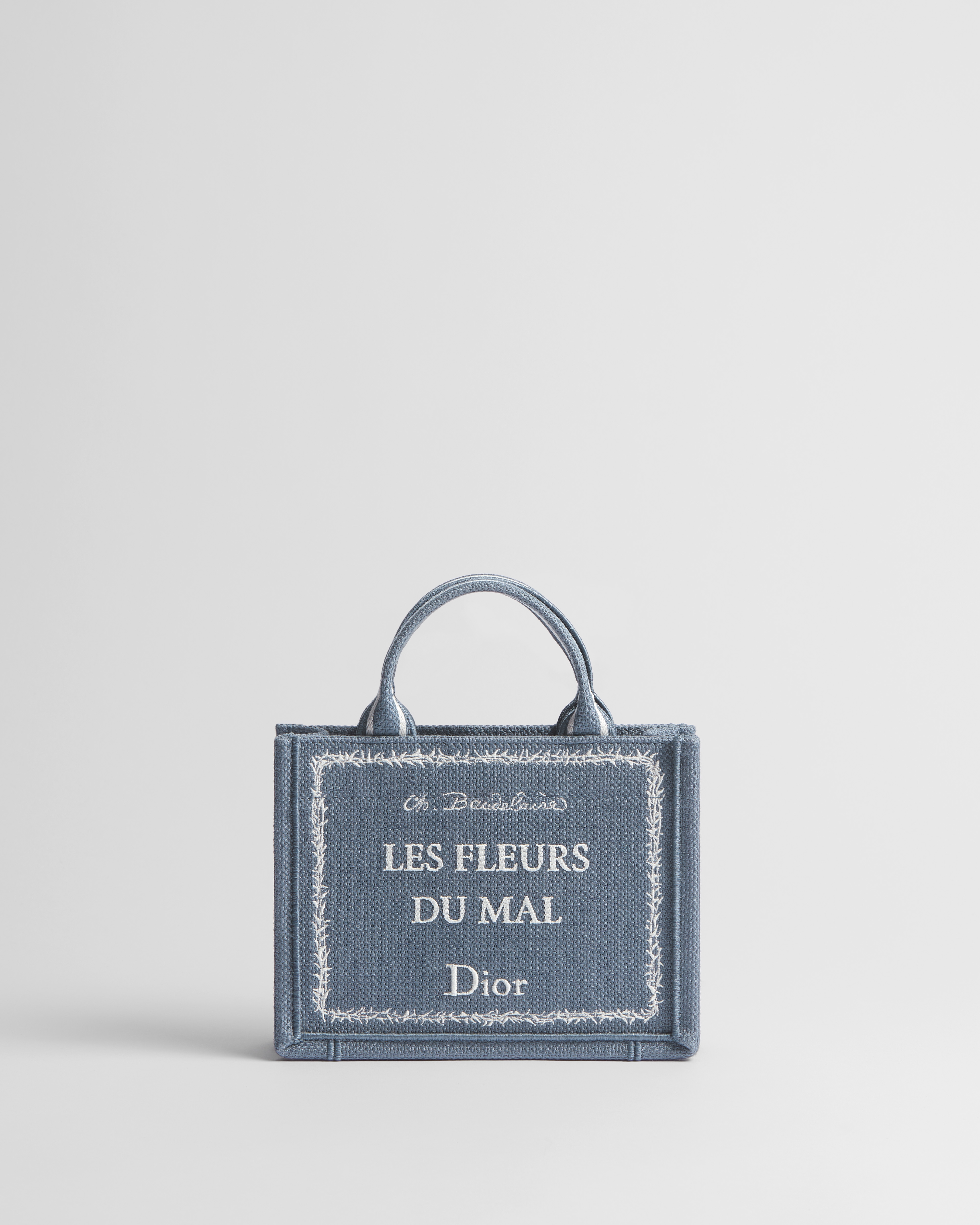 Mini Dior Book Tote mit Schulterriemen