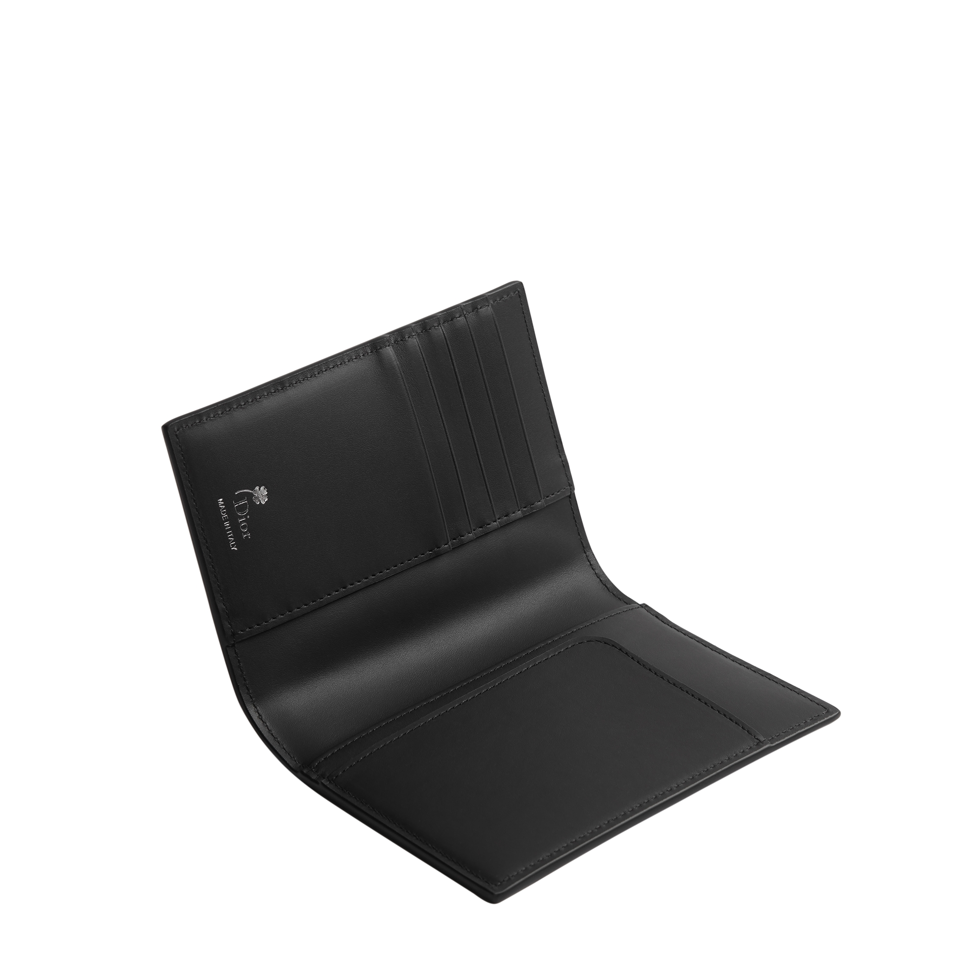Passport Cover Black and White Book Cover Embossed Calfskin E07