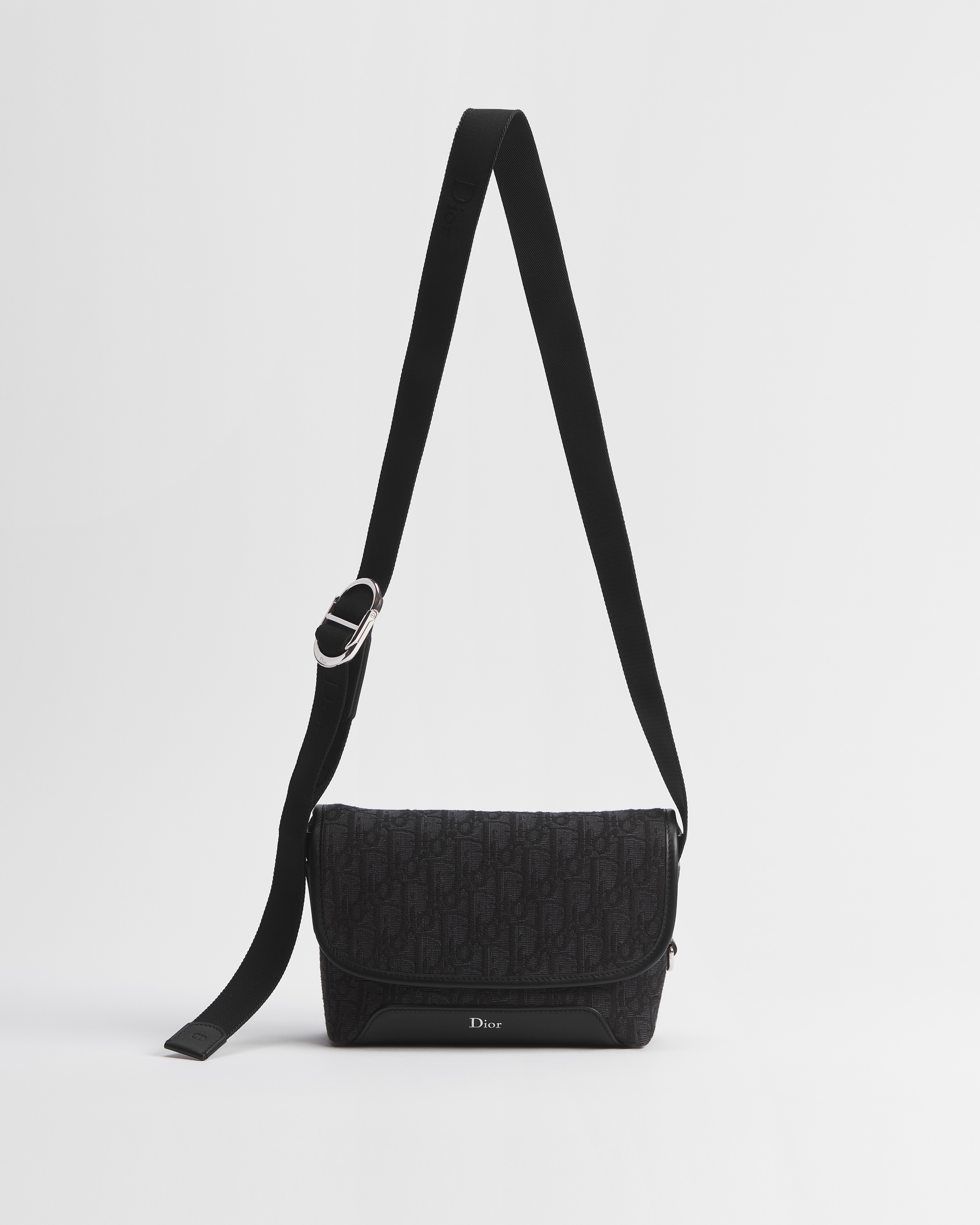 Mini Dior Jett Messenger Bag with Flap