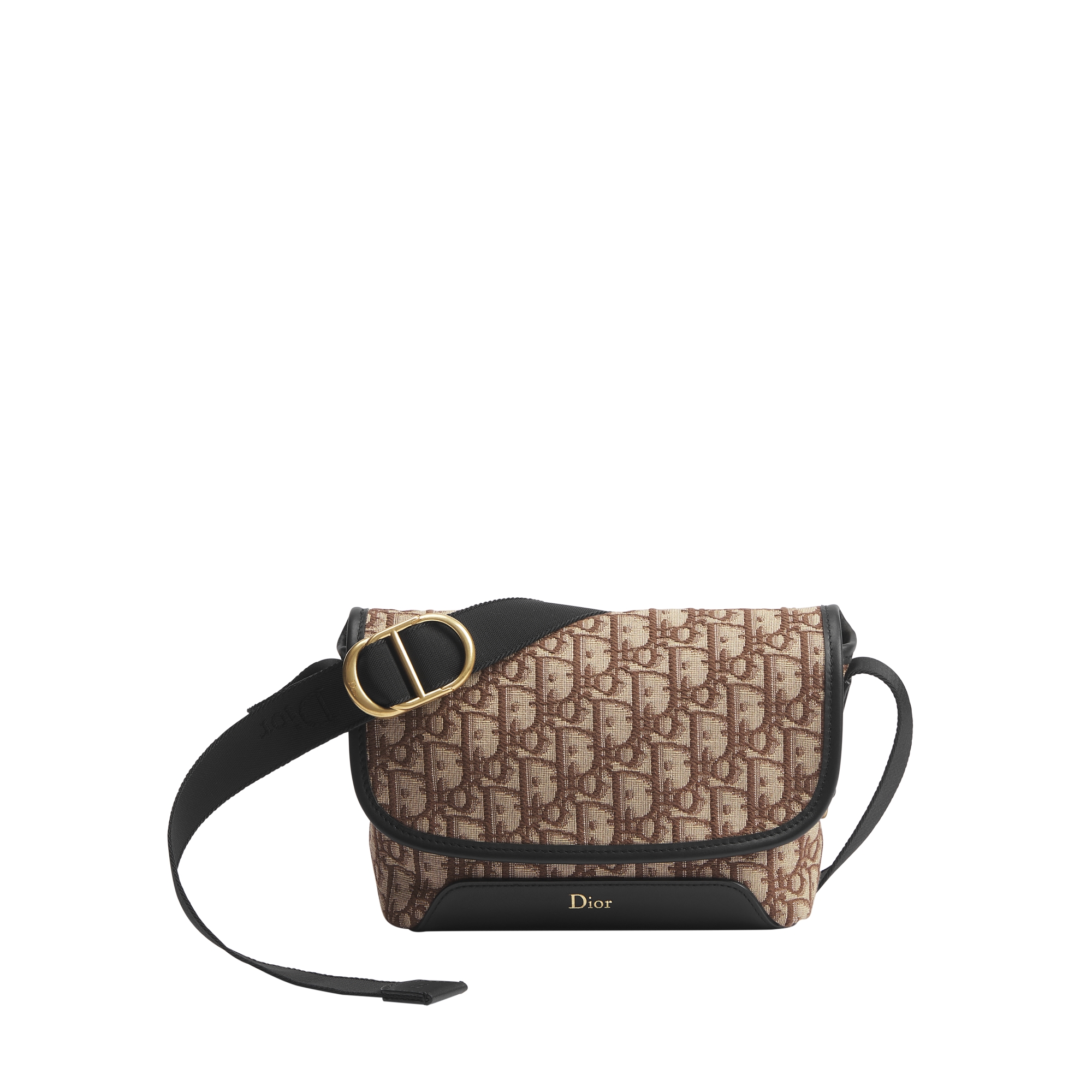 Dior Oblique en jacquard marrón