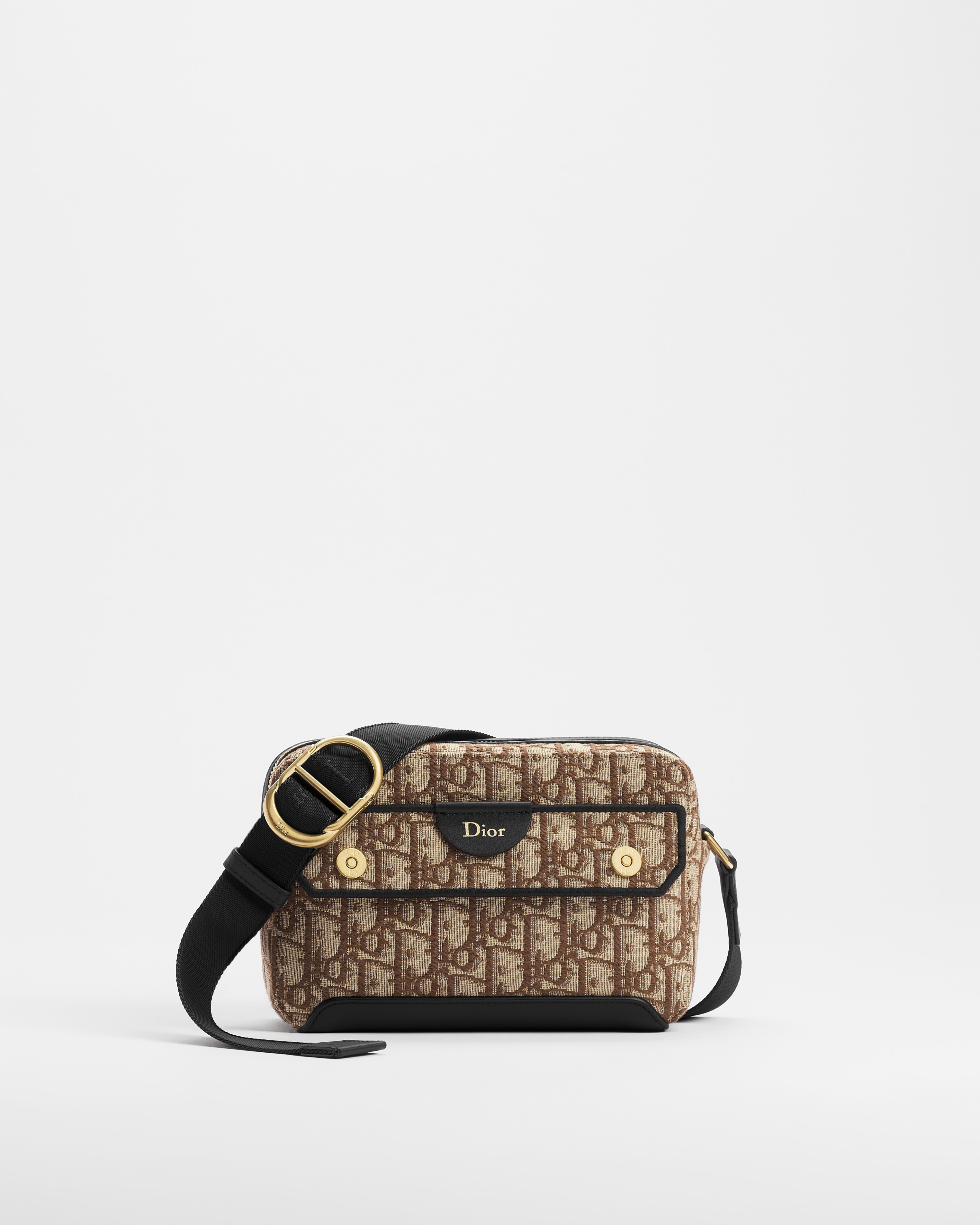 Mini Pocket Dior Jett Zipped Messenger Bag