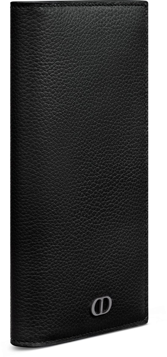 DIOR | CD Icon バーティカル 2つ折りウォレット グレインドカーフスキン