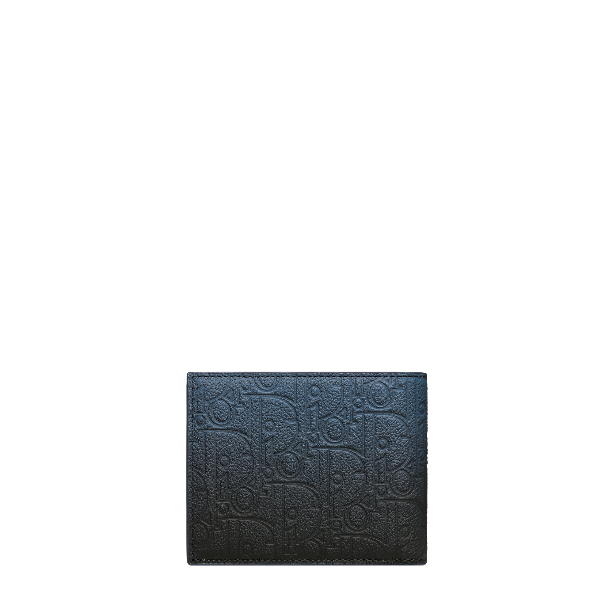 Bifold Wallet Blue-Black Gradient Dior Gravity Leather E08