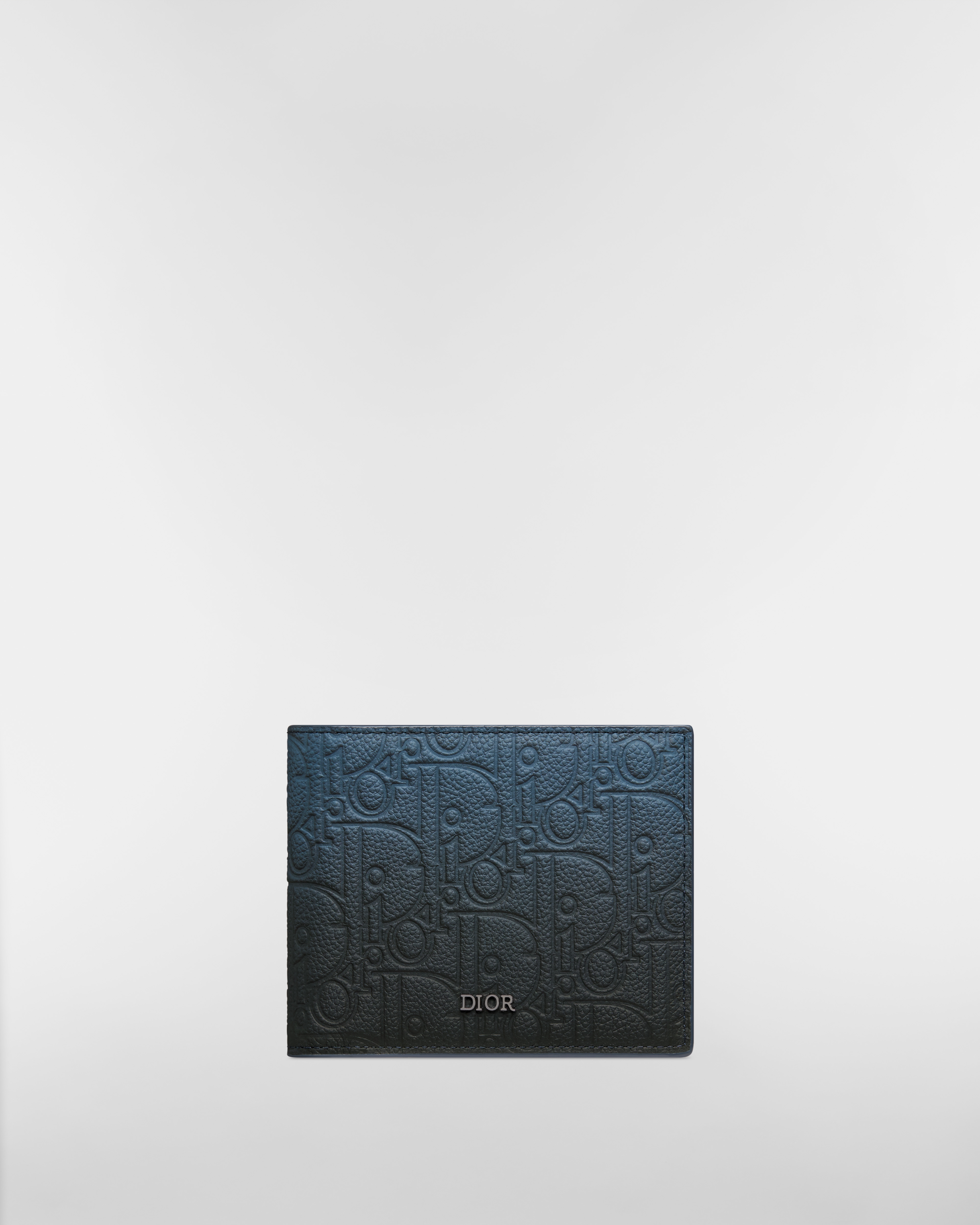 Bifold Wallet Blue-Black Gradient Dior Gravity Leather E01