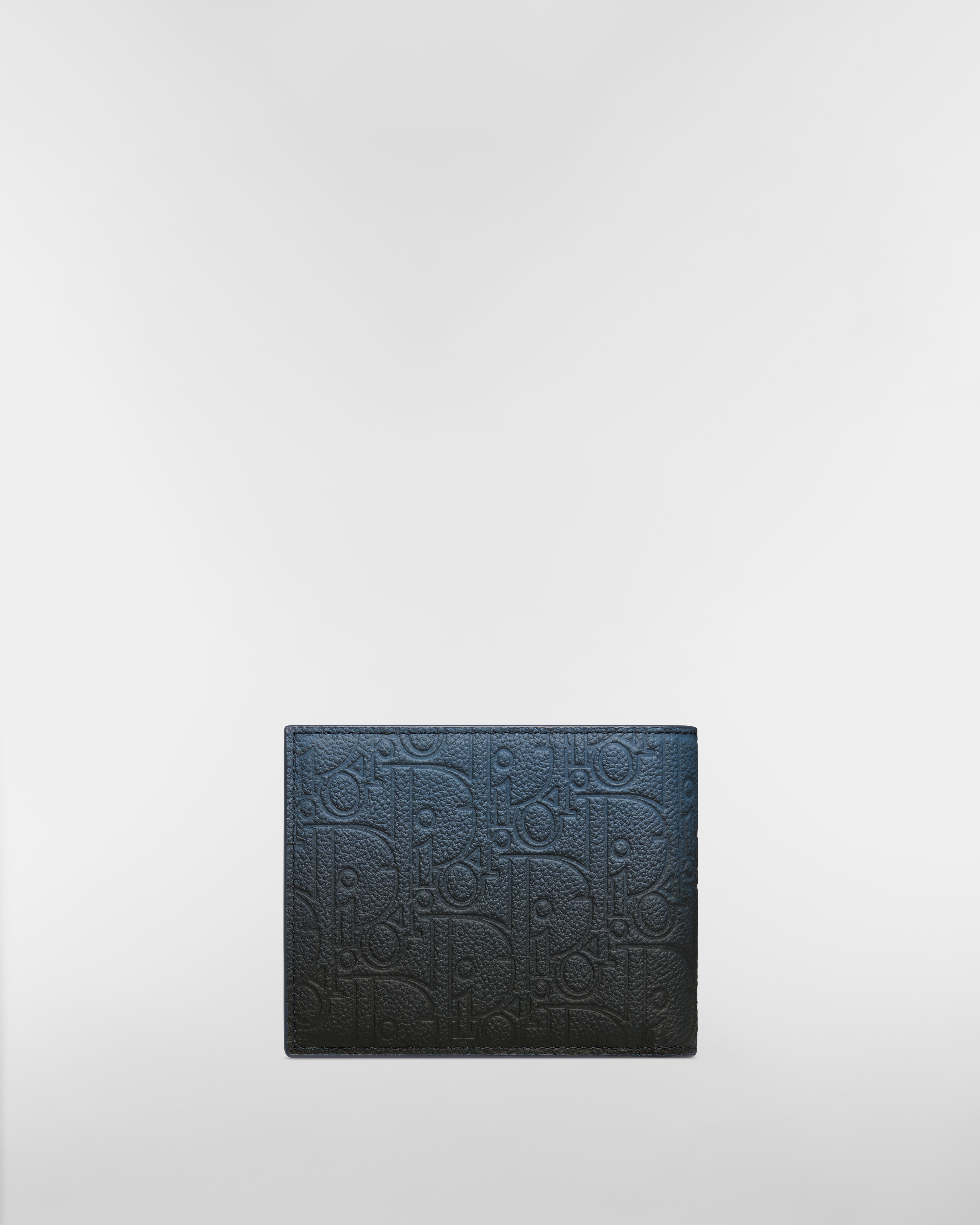 Bifold Wallet Blue-Black Gradient Dior Gravity Leather E08