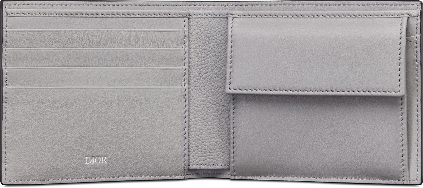 Bifold Wallet Gradient Gray-Black Dior Gravity Leather | DIOR