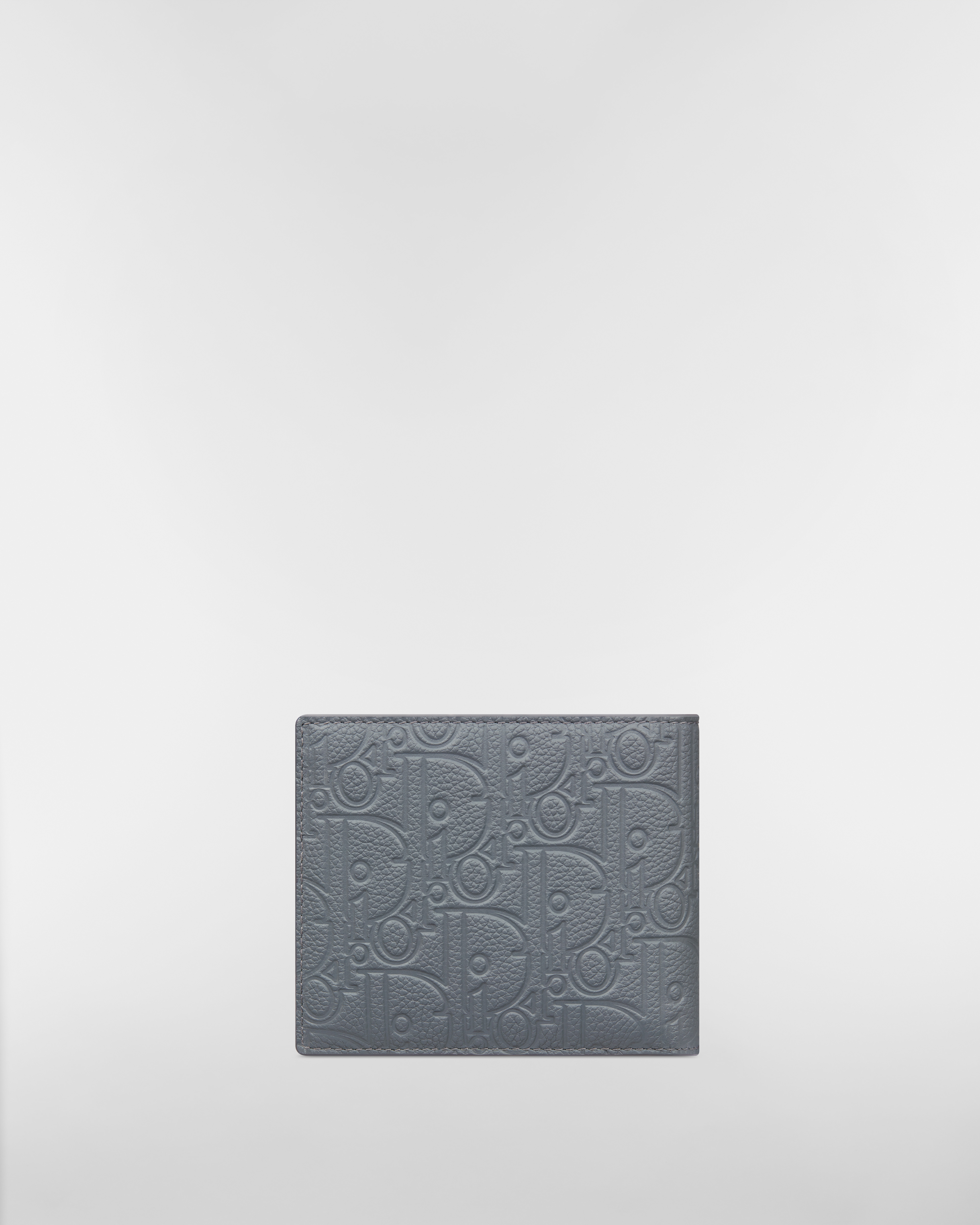 Portafoglio bifold Pelle Dior Gravity grigio scuro E08