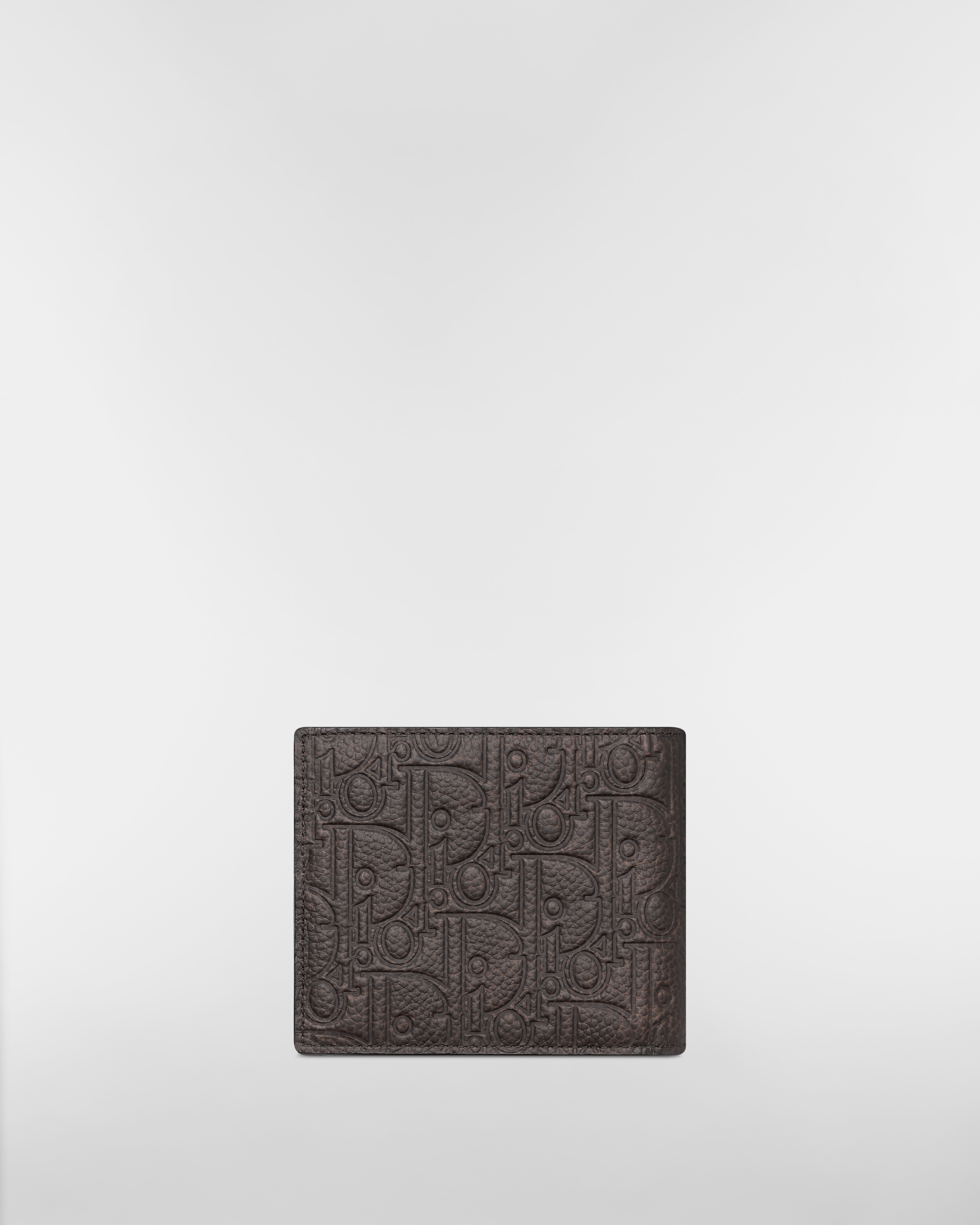 Bifold Wallet Brown Dior Gravity Vintage Leather E08