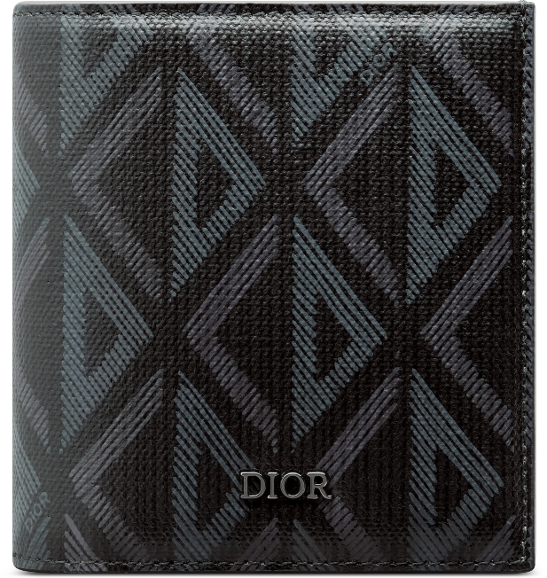 DIOR | コンパクト バーティカル ウォレット CD Diamond コーティング コットンキャンバス