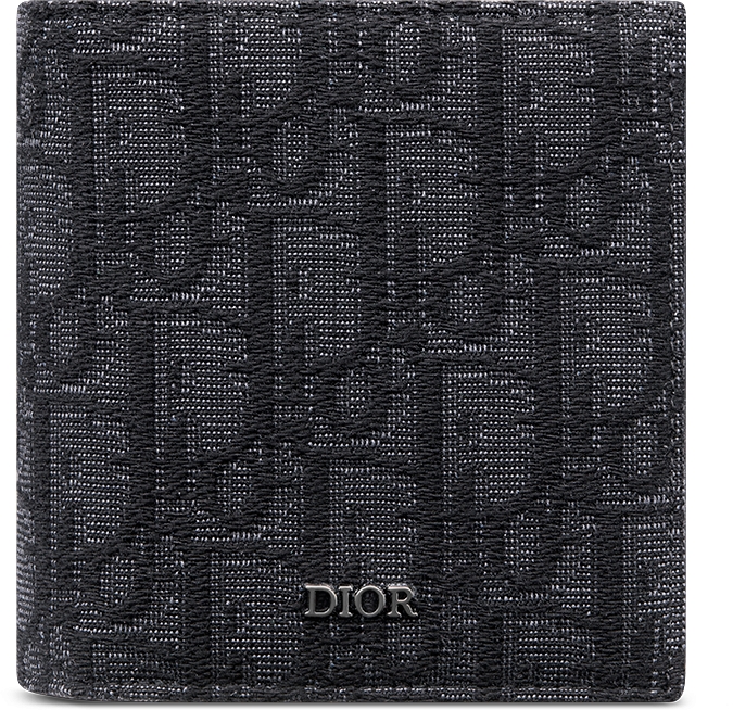 DIOR | コンパクト バーティカル ウォレット ディオール オブリーク ジャカード