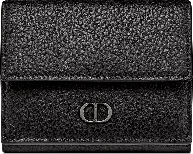 クリスチャン ディオール DIOR ディオール オブリーク ギャラクシー カーフスキン コンパクト3つ折り財布 - 質屋通り商店街[78-ST]