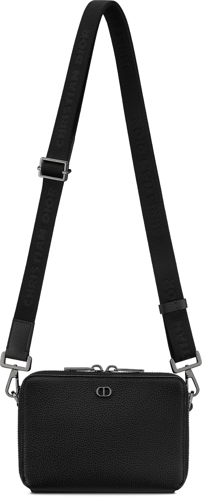 디올 스트랩이 달린 CD 아이콘 지퍼 파우치 2ESBC119CDI_H00N