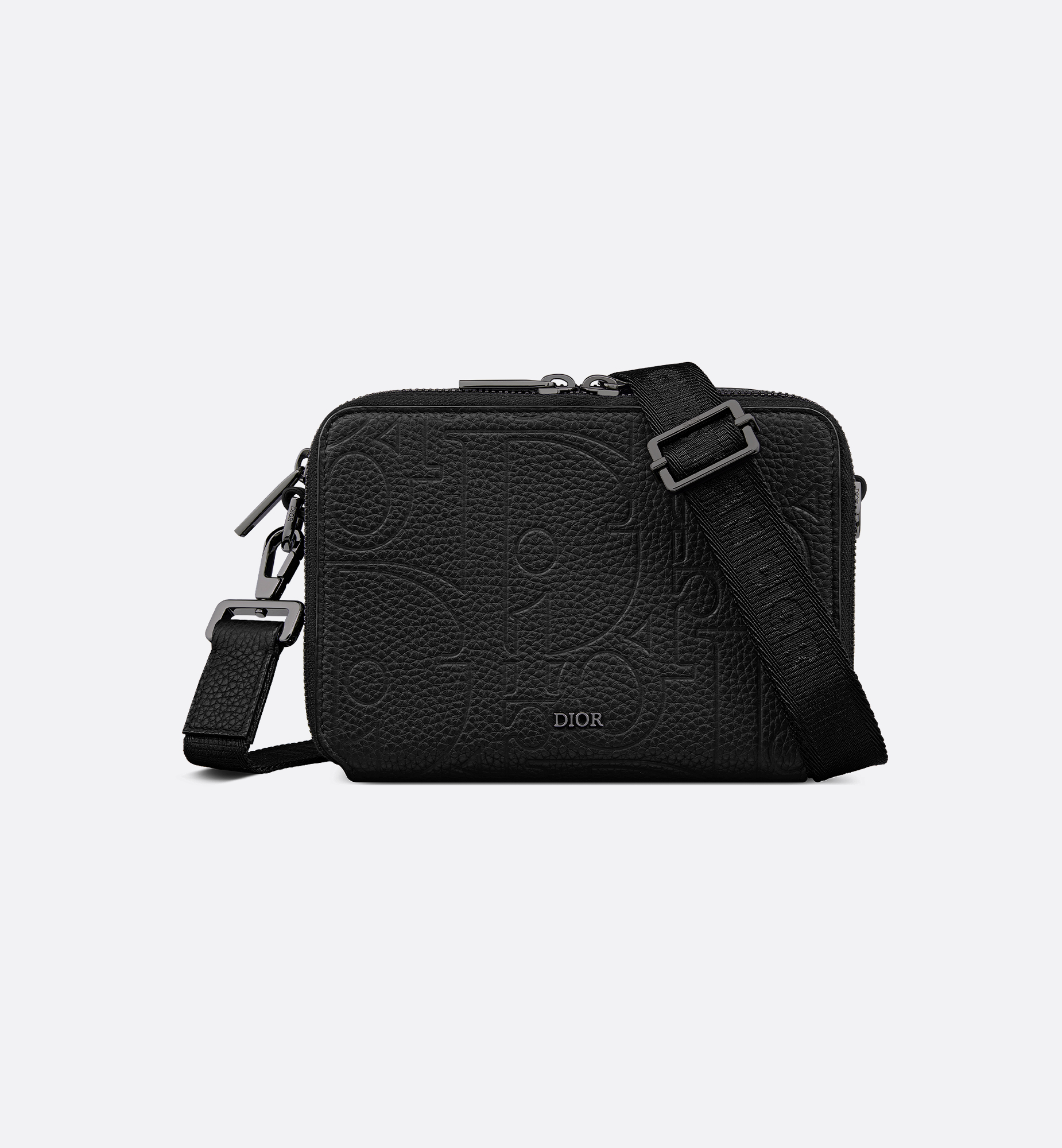 DIOR | ストラップ付き ジップポーチ ディオール グラビティ レザー DIOR | ストラップ付き ジップポーチ ディオール グラビティ レザー