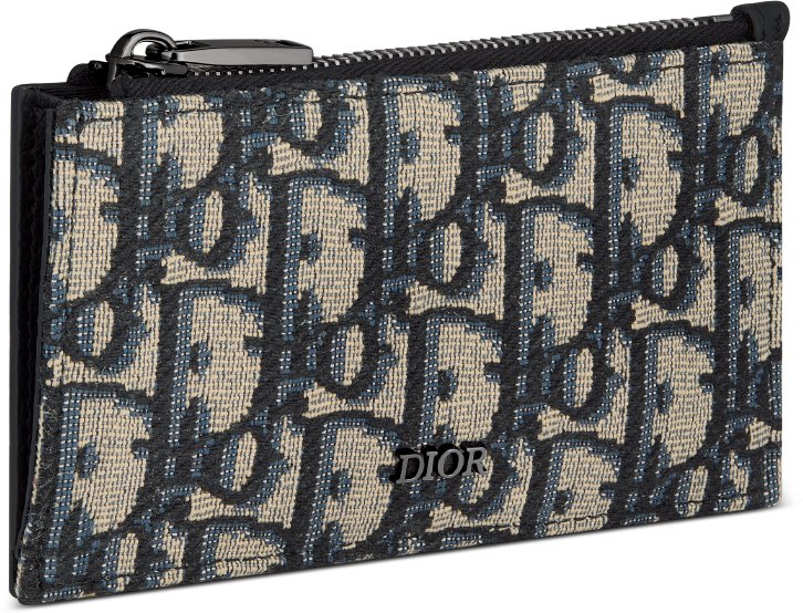 Zipped Card Holder Three quarter closed view