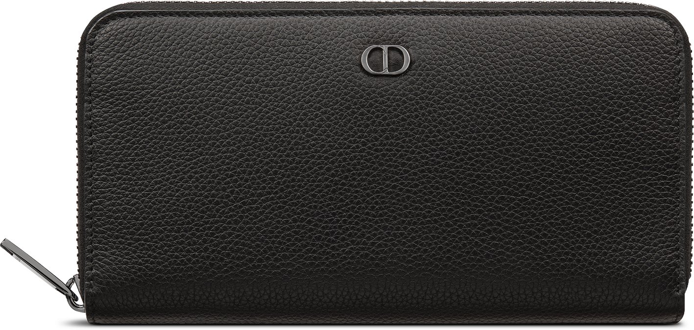 디올 CD 아이콘 지퍼 장지갑 2ESBC252CDI_H00N