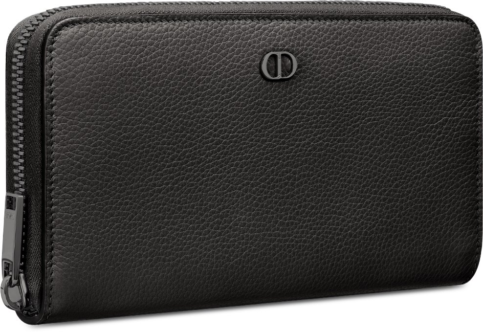 디올 CD 아이콘 지퍼 장지갑 2ESBC252CDI_H00N