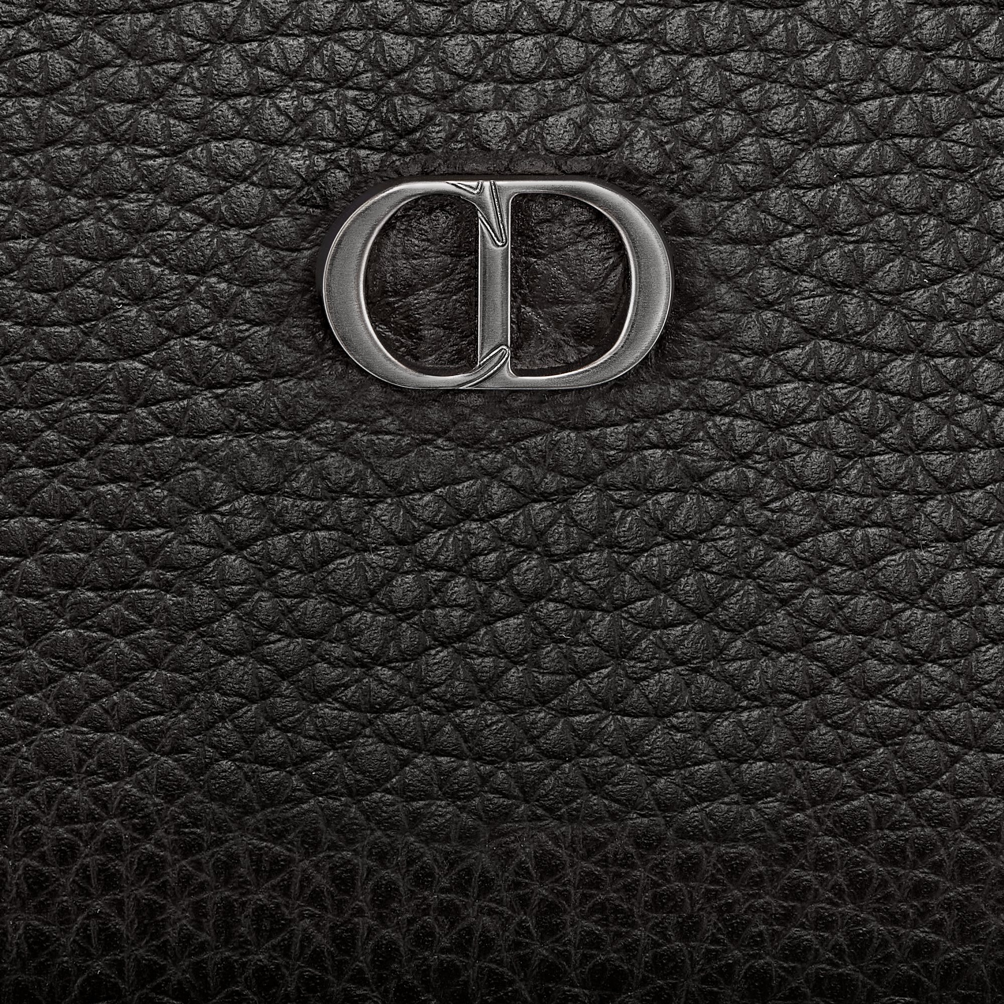 디올 CD 아이콘 지퍼 장지갑 2ESBC252CDI_H00N