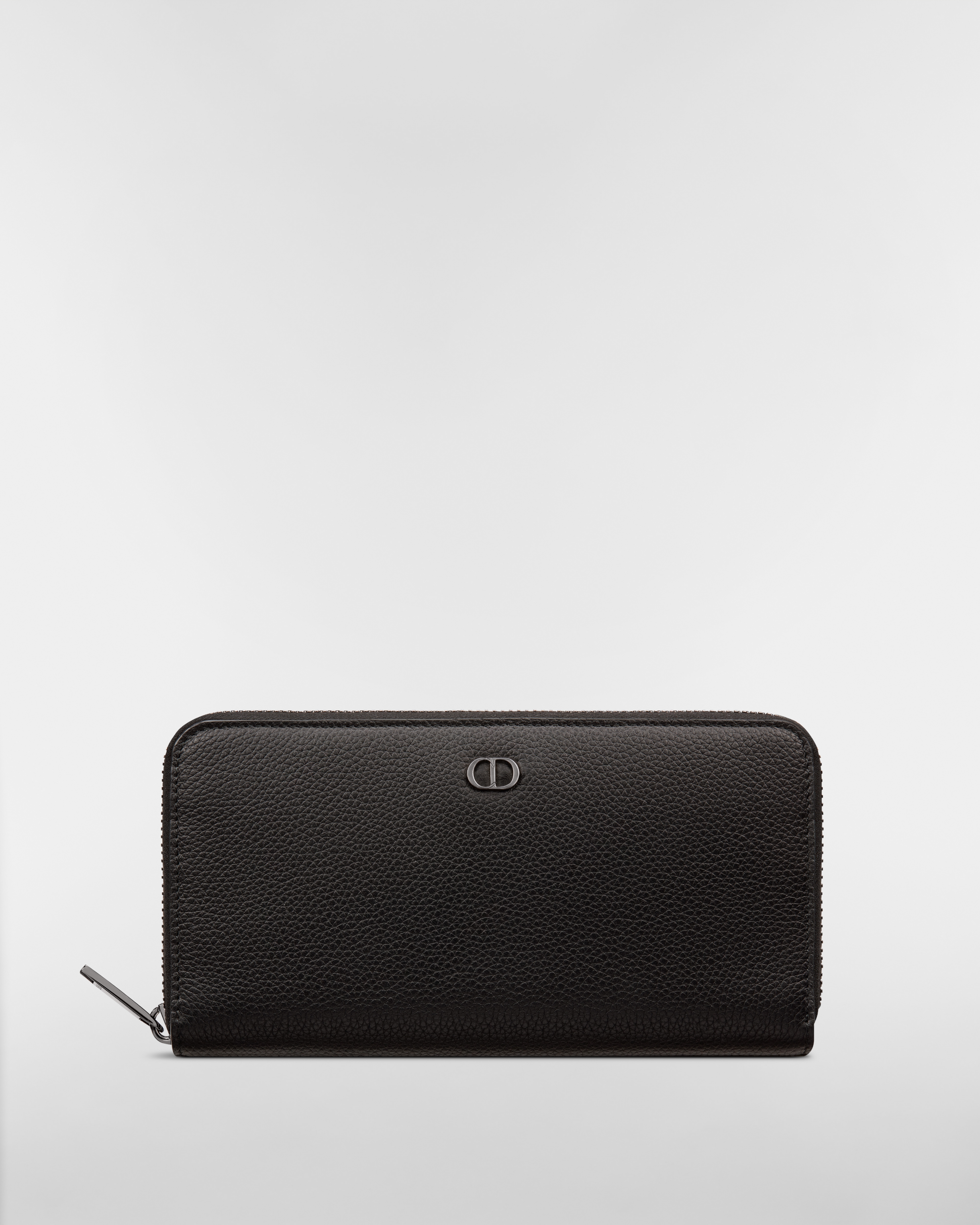 CD Icon Zipped Long Wallet