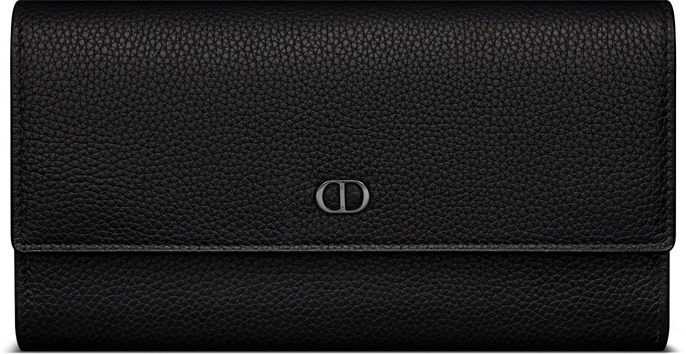 DIOR | CD Icon ロング フラップウォレット グレインドカーフスキン