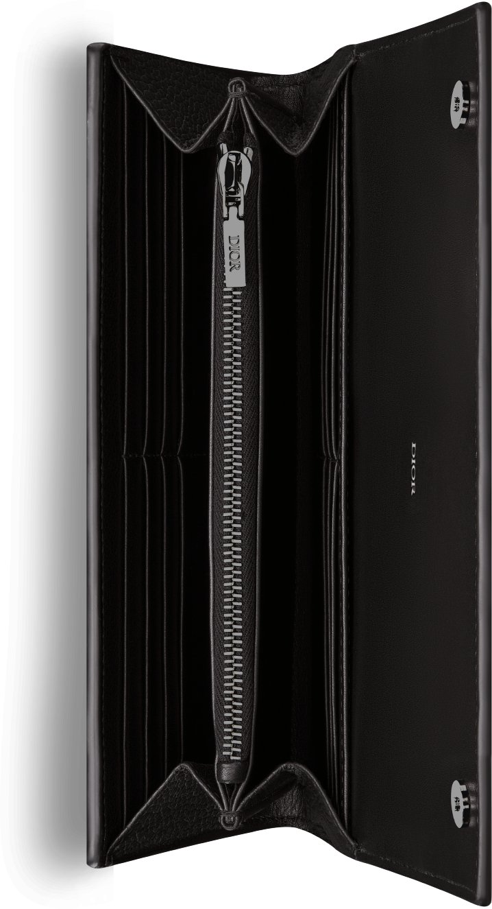 디올 CD 아이콘 롱 플랩 지갑 2ESBC312CDI_H00N