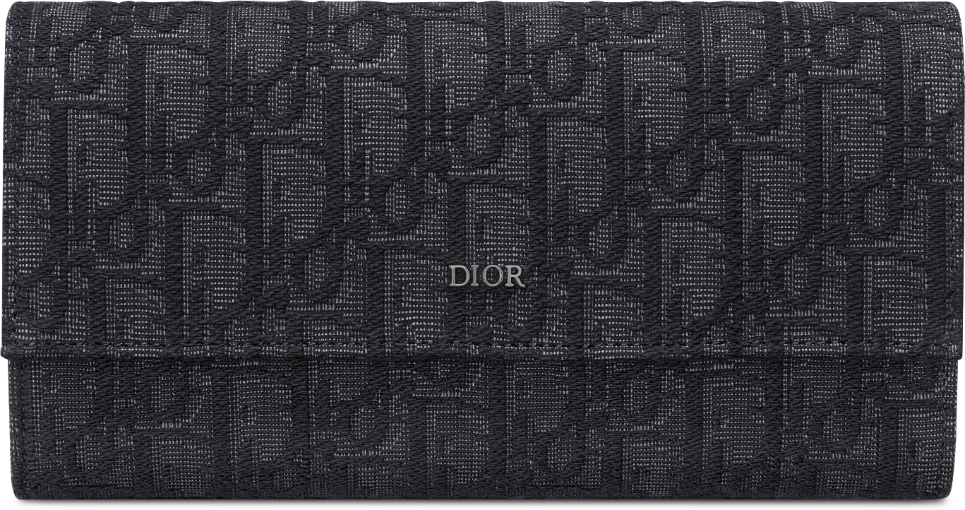 Dior oblique wallet hotsell