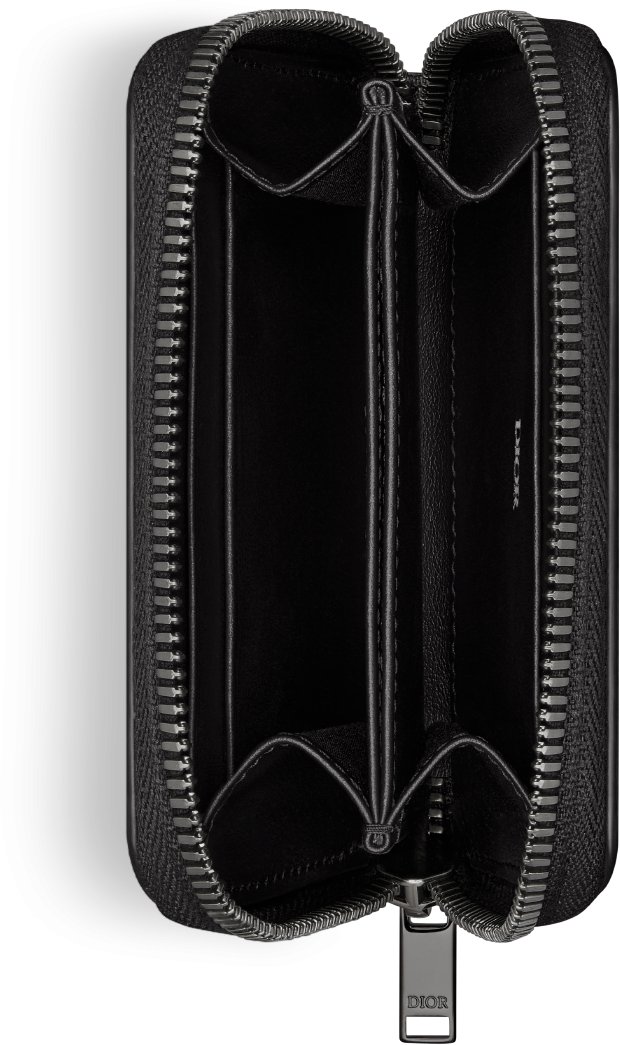 디올 CD 아이콘 지퍼 동전 지갑 2ESBC316CDI_H00N