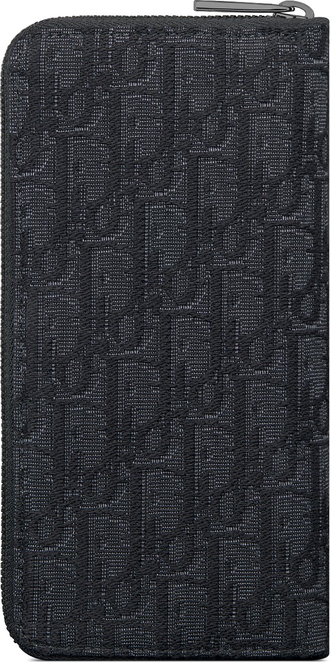 디올 세로형 긴 지퍼 지갑 2ESBC317YSE_H03E