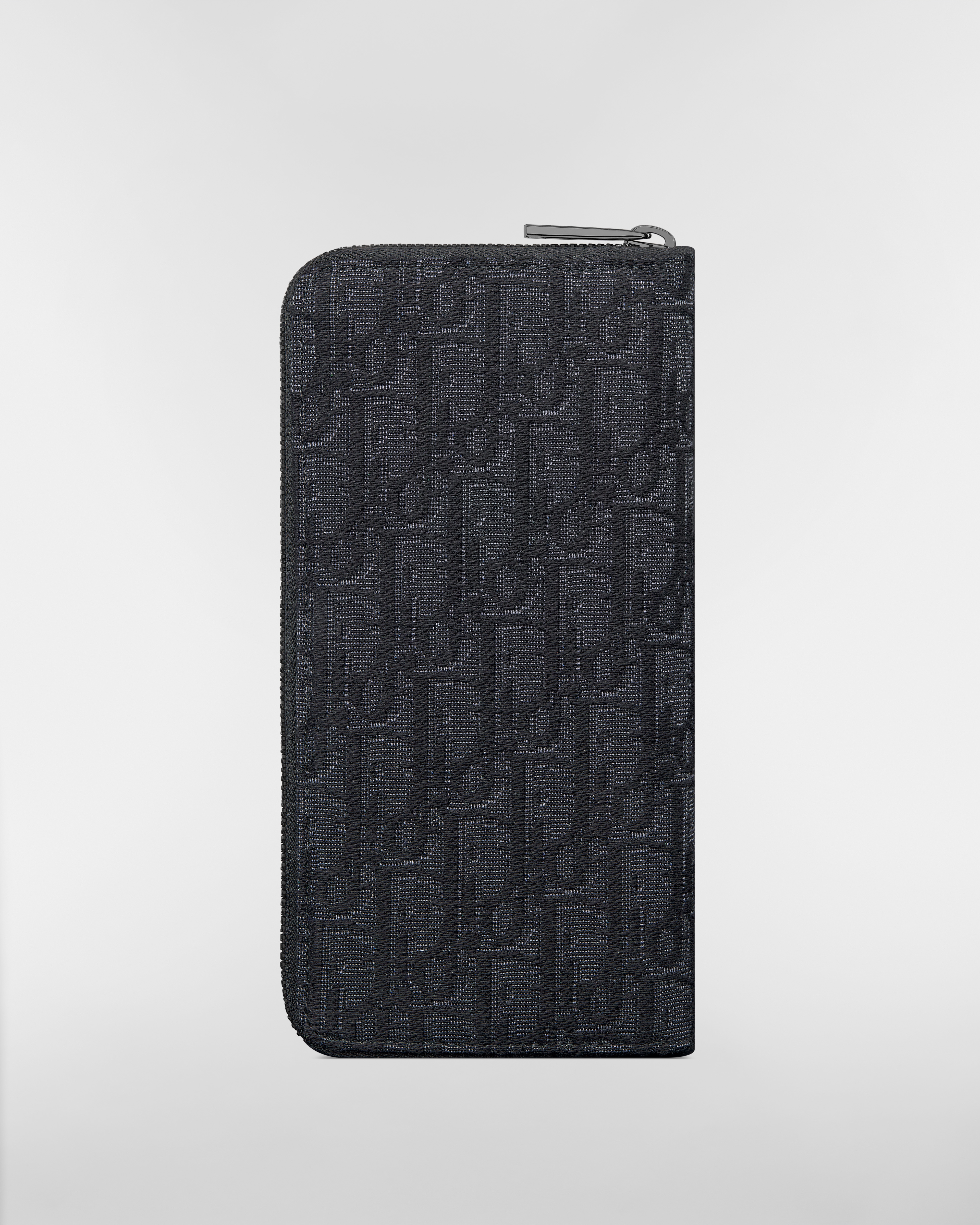 バーティカル ロング ジップウォレット ディオール オブリーク ジャカード E08