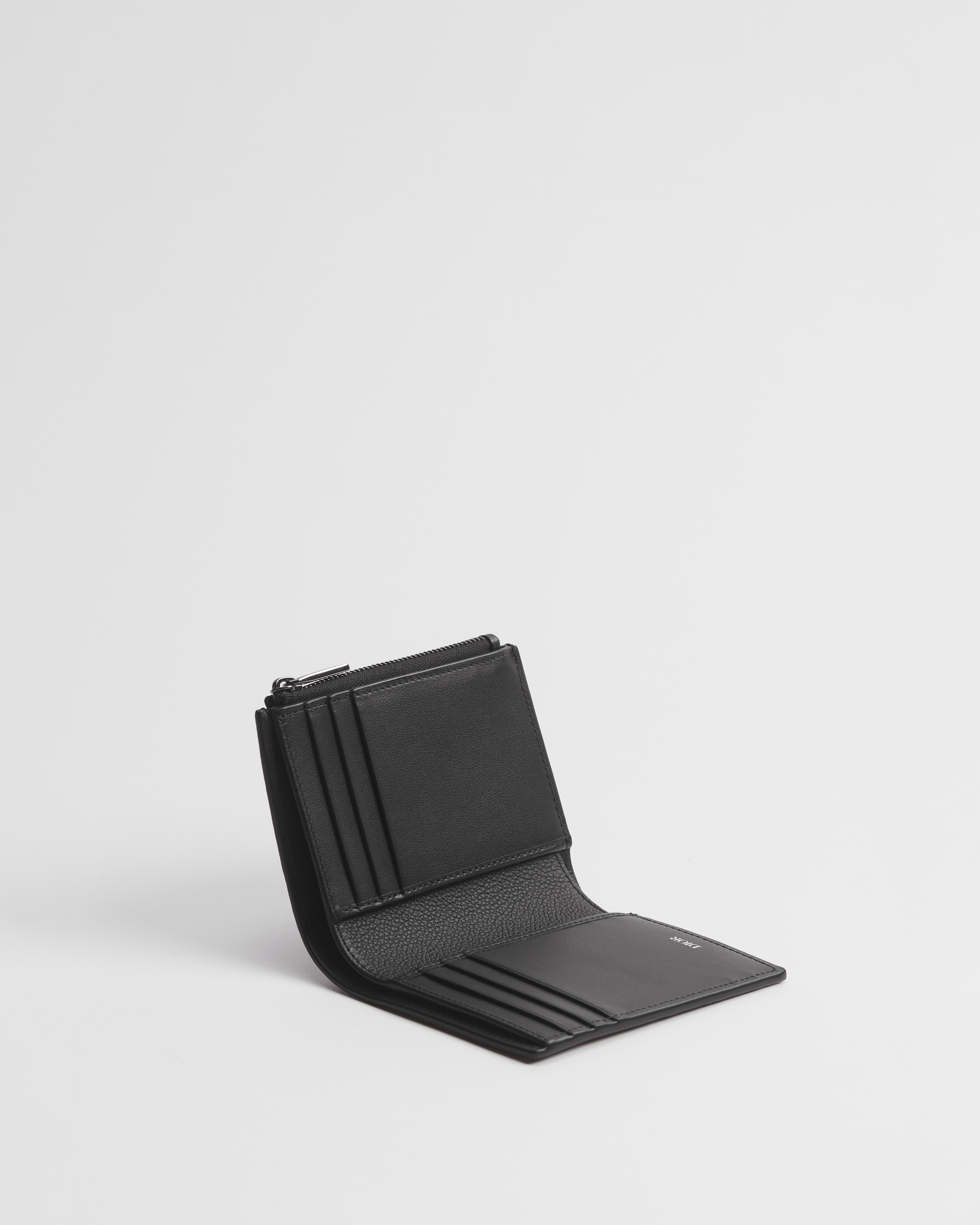 直式小巧卡夾 黑色 Dior Gravity 皮革 E06