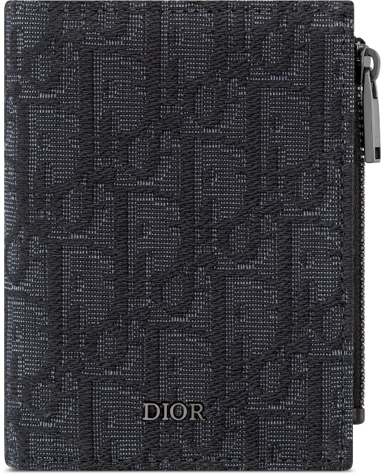 DIOR | バーティカル コンパクト カードホルダー ディオール オブリーク ジャカード