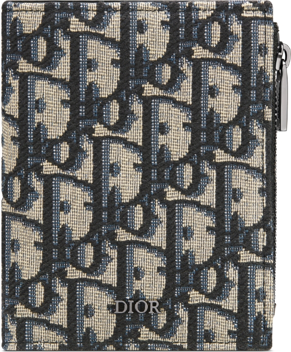 DIOR | バーティカル コンパクト カードホルダー ディオール オブリーク ジャカード