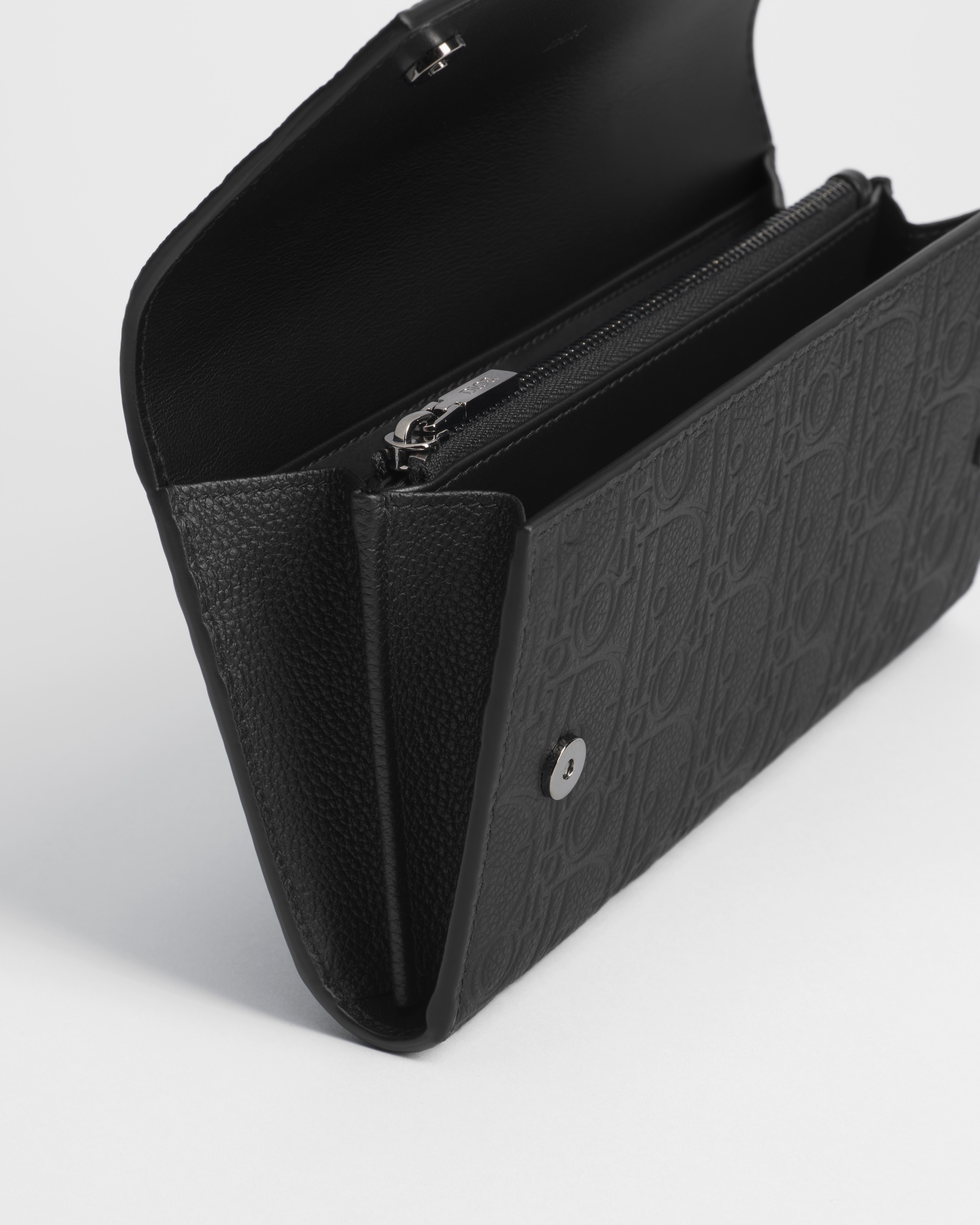 ロング フラップウォレット ディオール グラビティ レザー E07