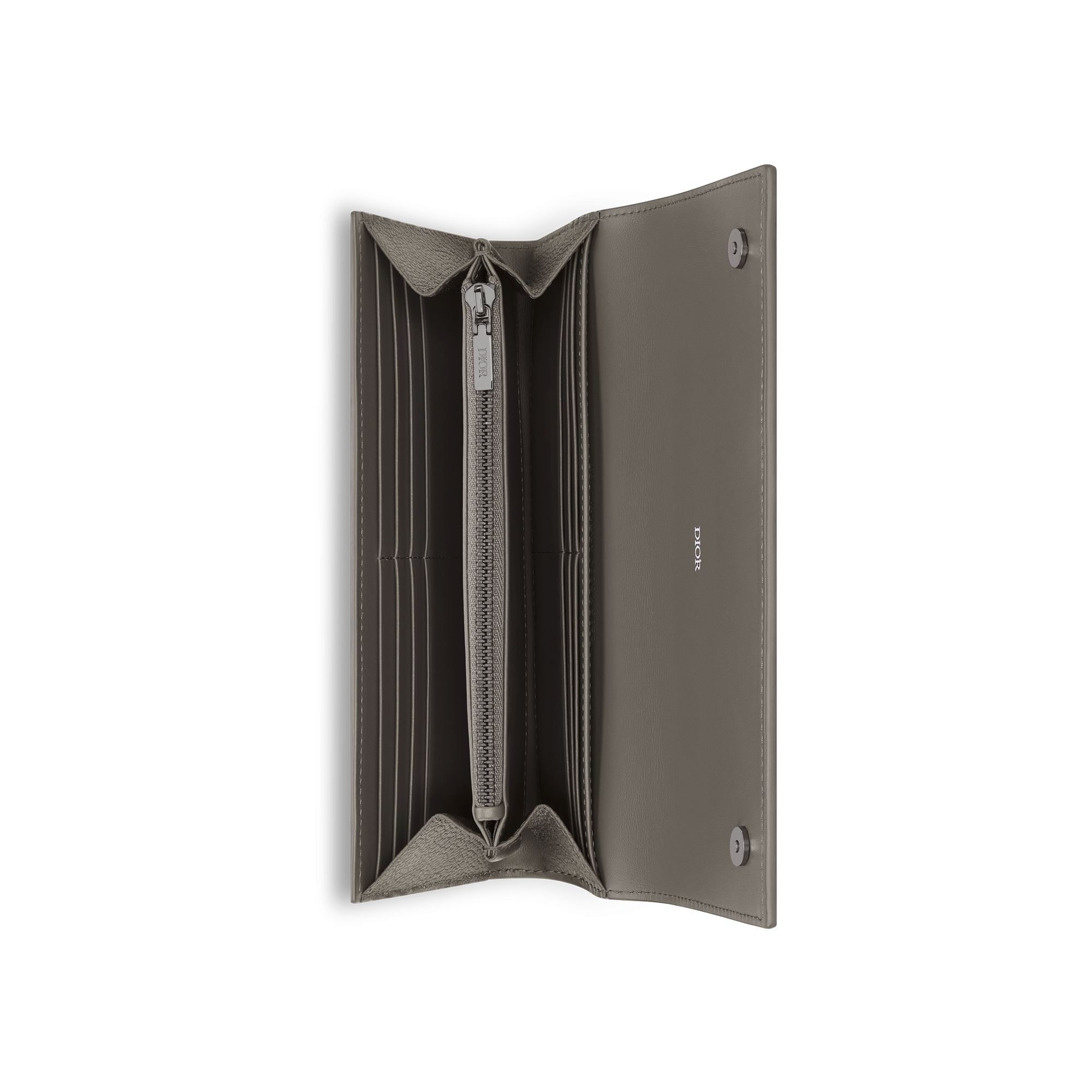 【日本限定】ロング フラップウォレット ディオール グラビティ レザー E06