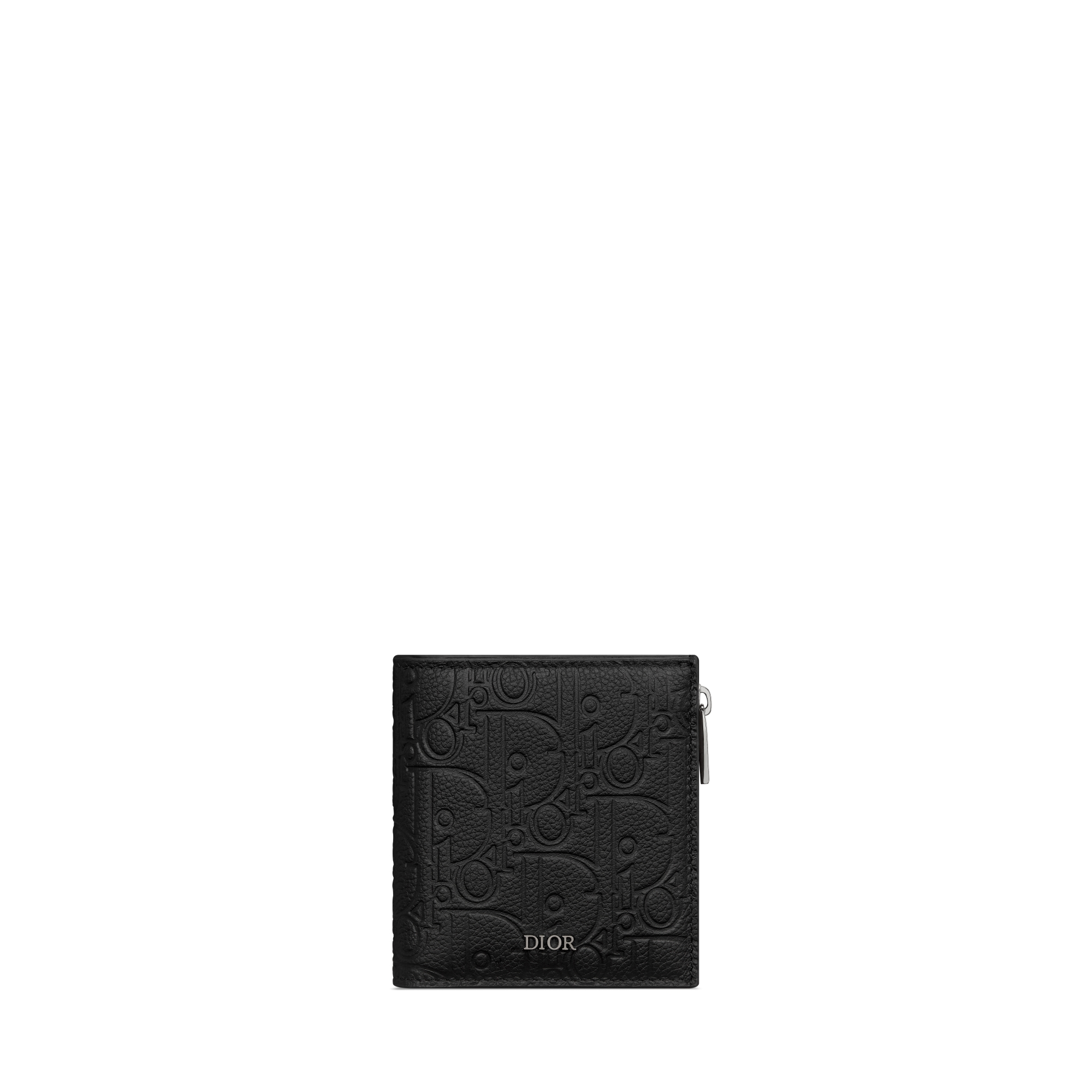 Bifold Wallet Black Dior Gravity Leather E01
