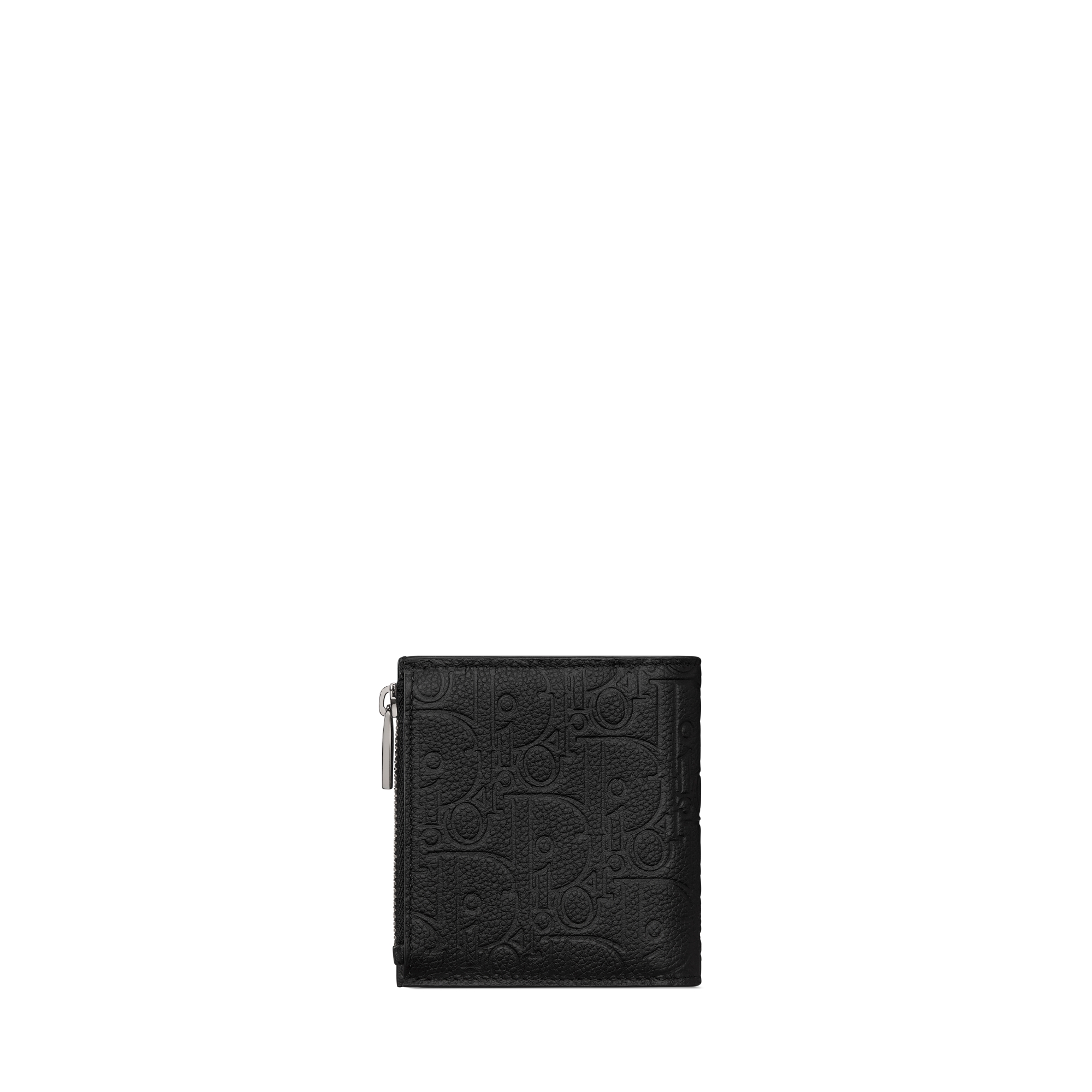 Bifold-portemonnee Zwart Dior Gravity-leer E08
