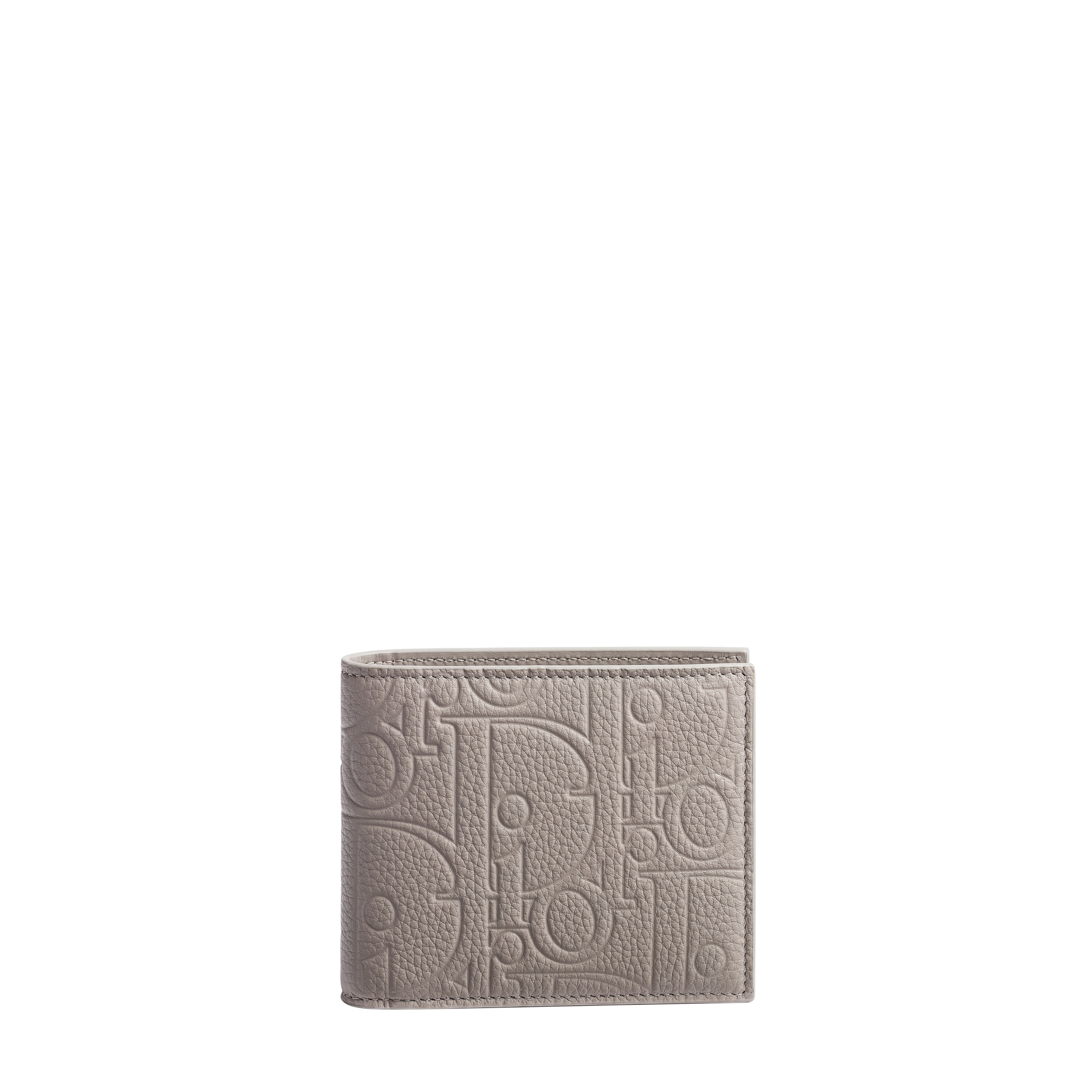 Wallet with Coin Pocket Trianon Gray Dior Gravity Leather | DIOR
