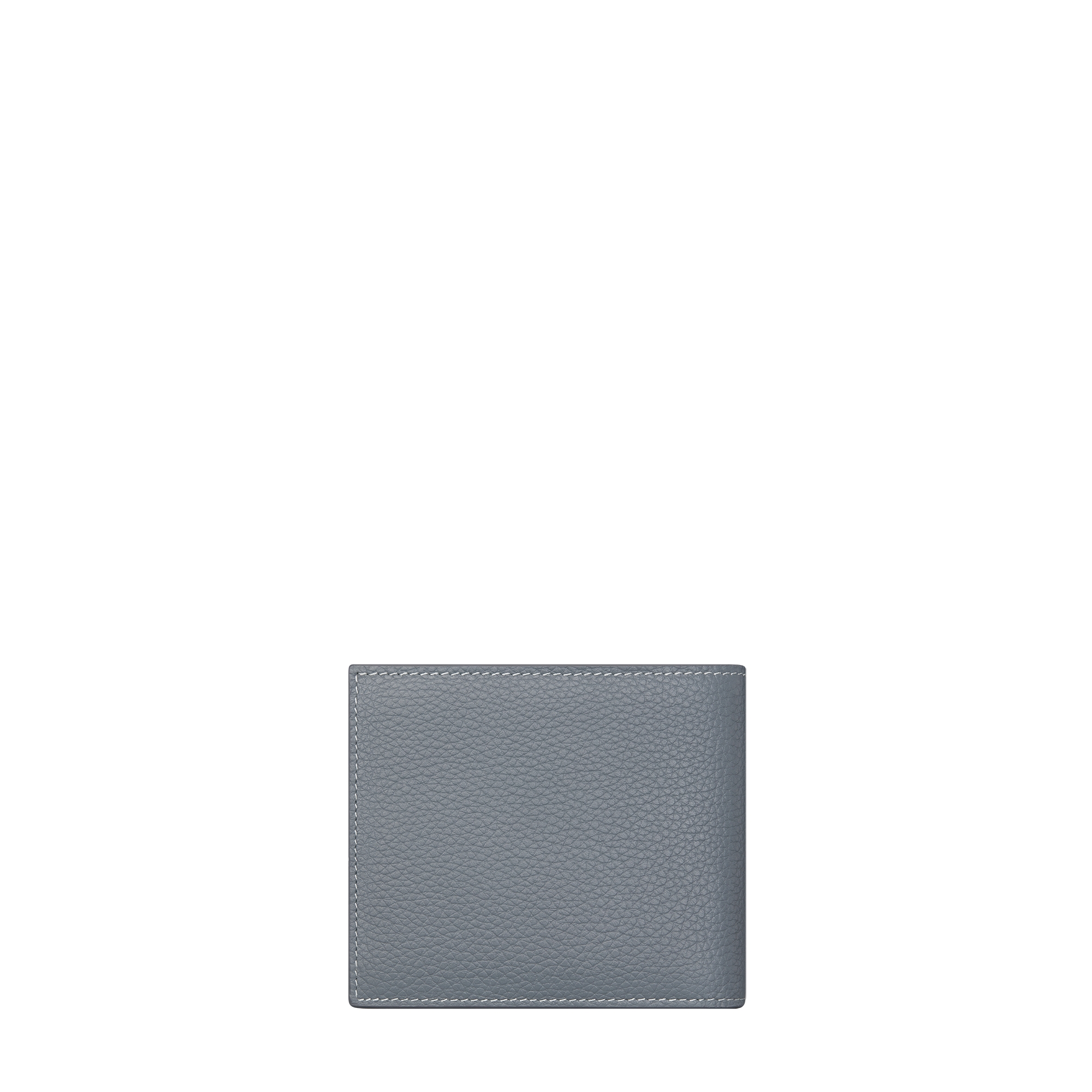 CD Icon Bifold Wallet Deep Gray Grained Calfskin E08