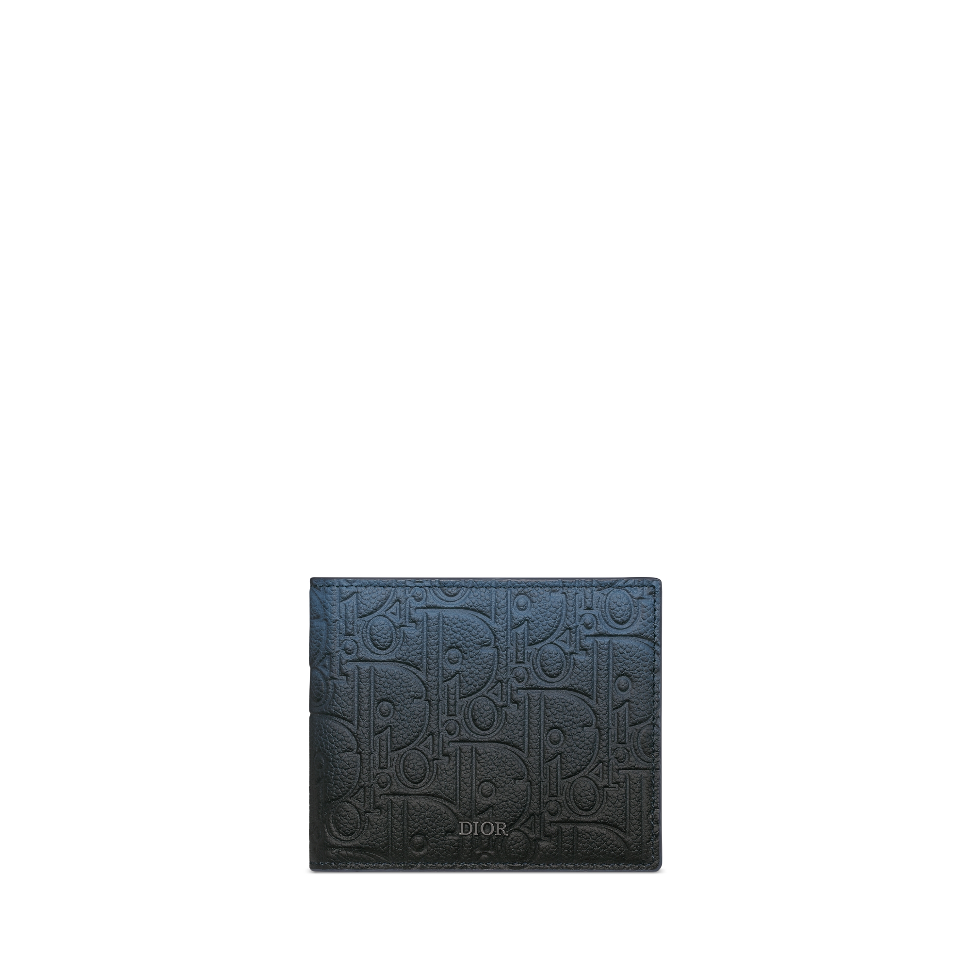 Bifold Wallet Blue-Black Gradient Dior Gravity Leather E01